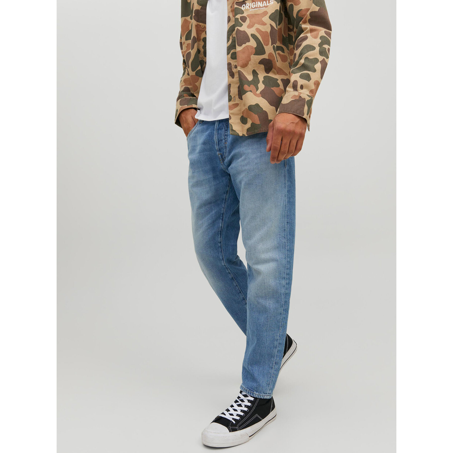 Jack&Jones Дънки Frank 12229859 Син Relaxed Fit - Pepit.bg