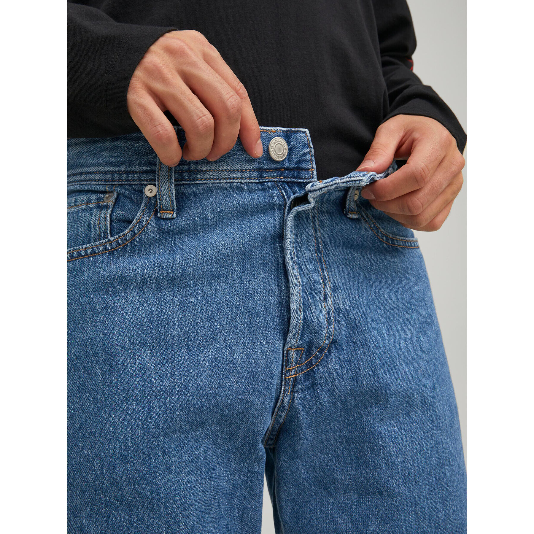 Jack&Jones Дънки 12230772 Син Loose Fit - Pepit.bg