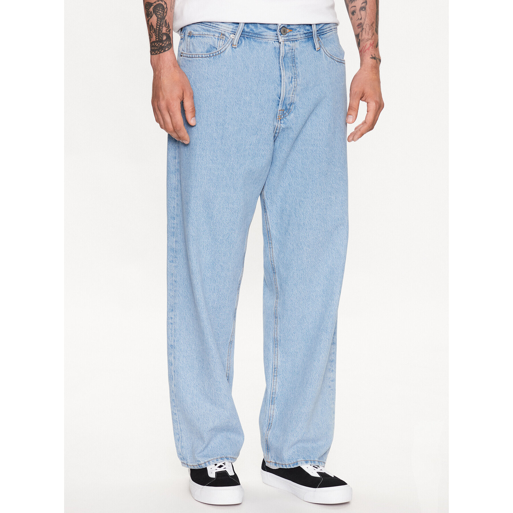 Jack&Jones Дънки Alex 12236082 Син Baggy Fit - Pepit.bg