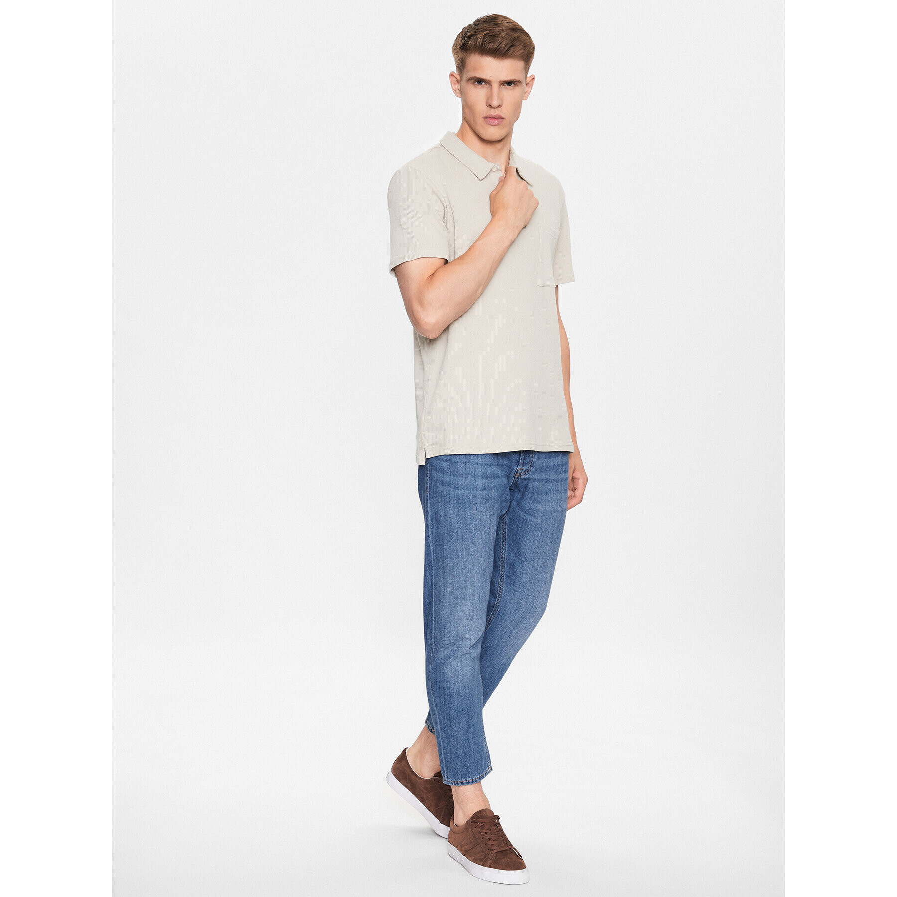 Jack&Jones Дънки Frank 12236122 Син Relaxed Fit - Pepit.bg