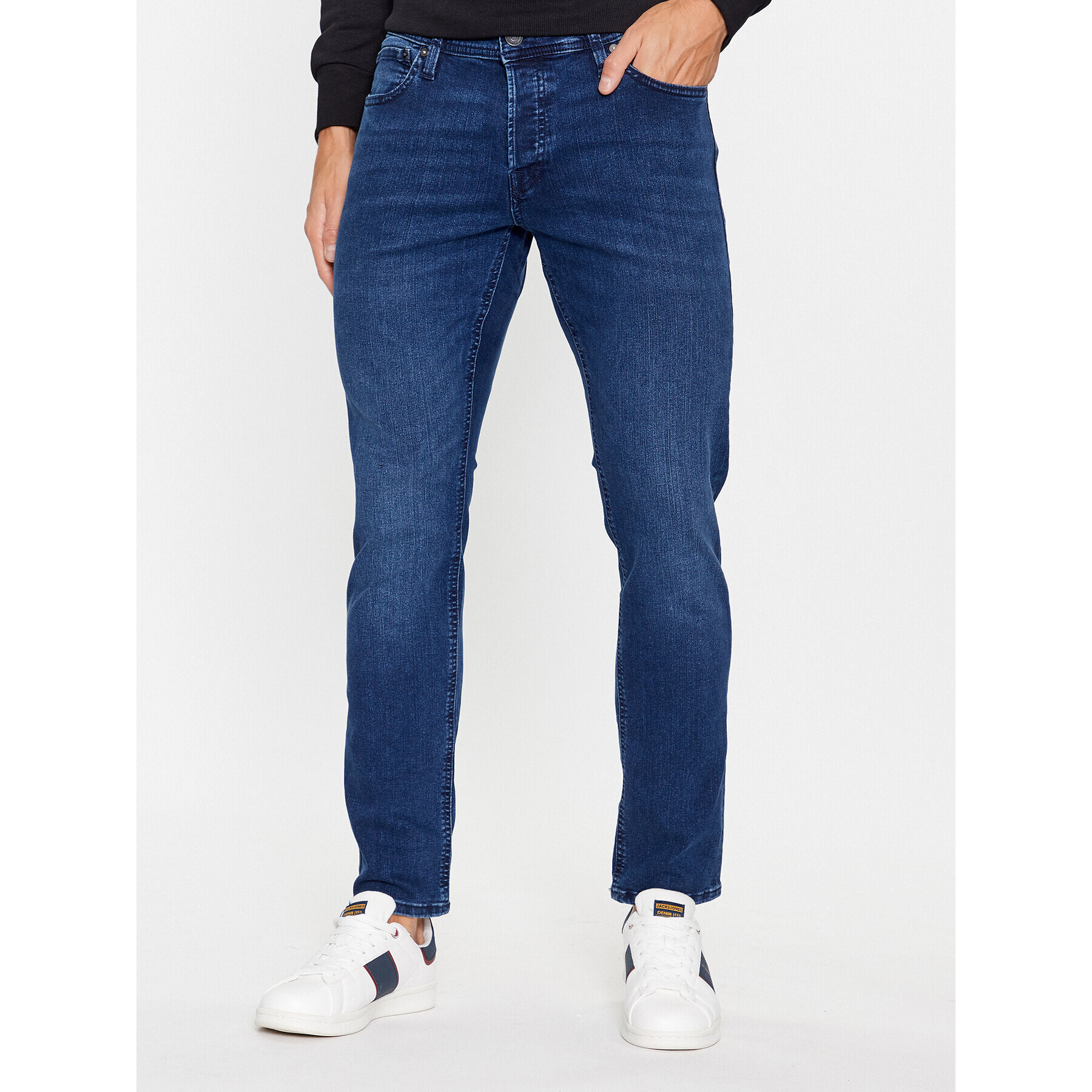 Jack&Jones Дънки 12243601 Син Slim Fit - Pepit.bg