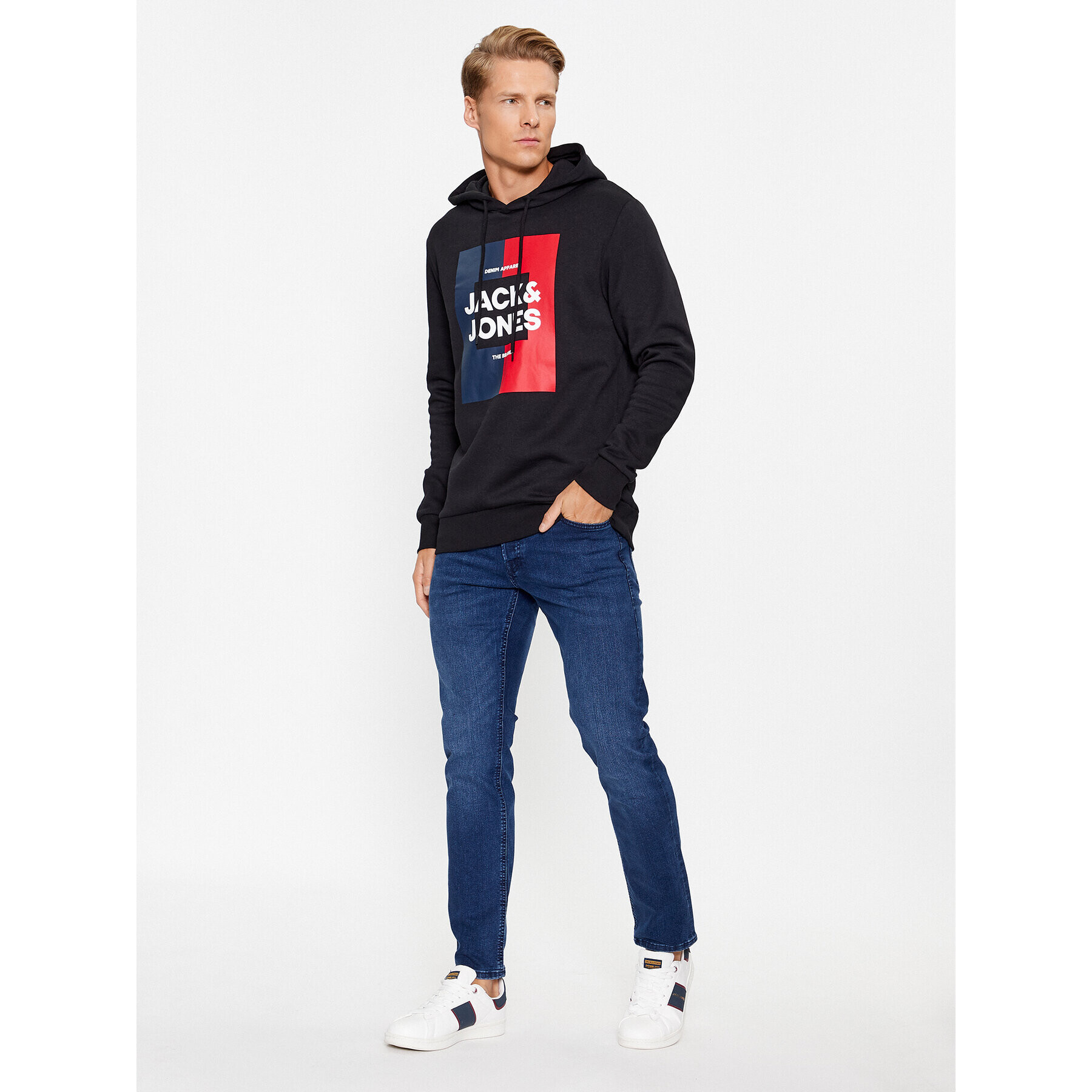Jack&Jones Дънки 12243601 Син Slim Fit - Pepit.bg