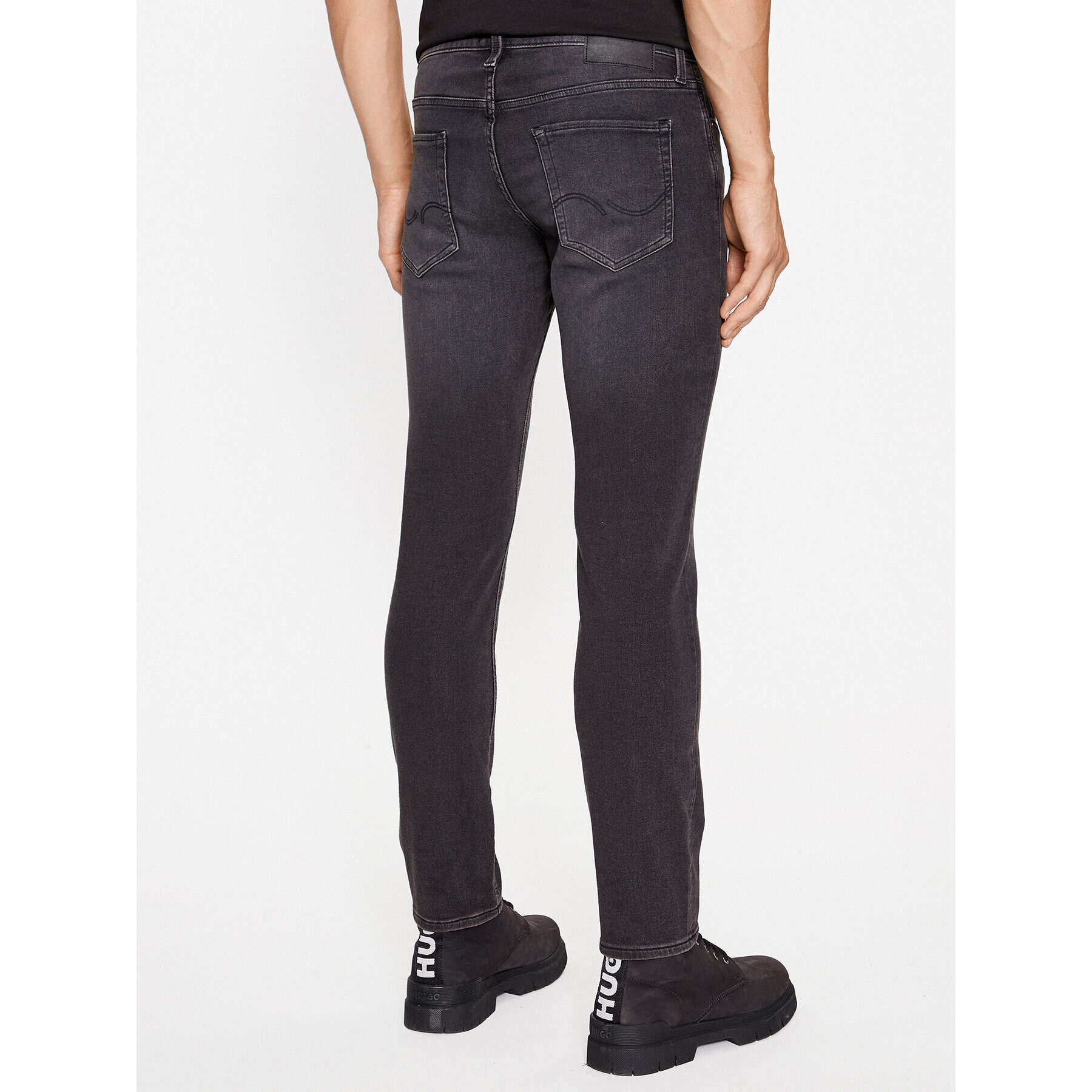 Jack&Jones Дънки 12243814 Черен Slim Fit - Pepit.bg