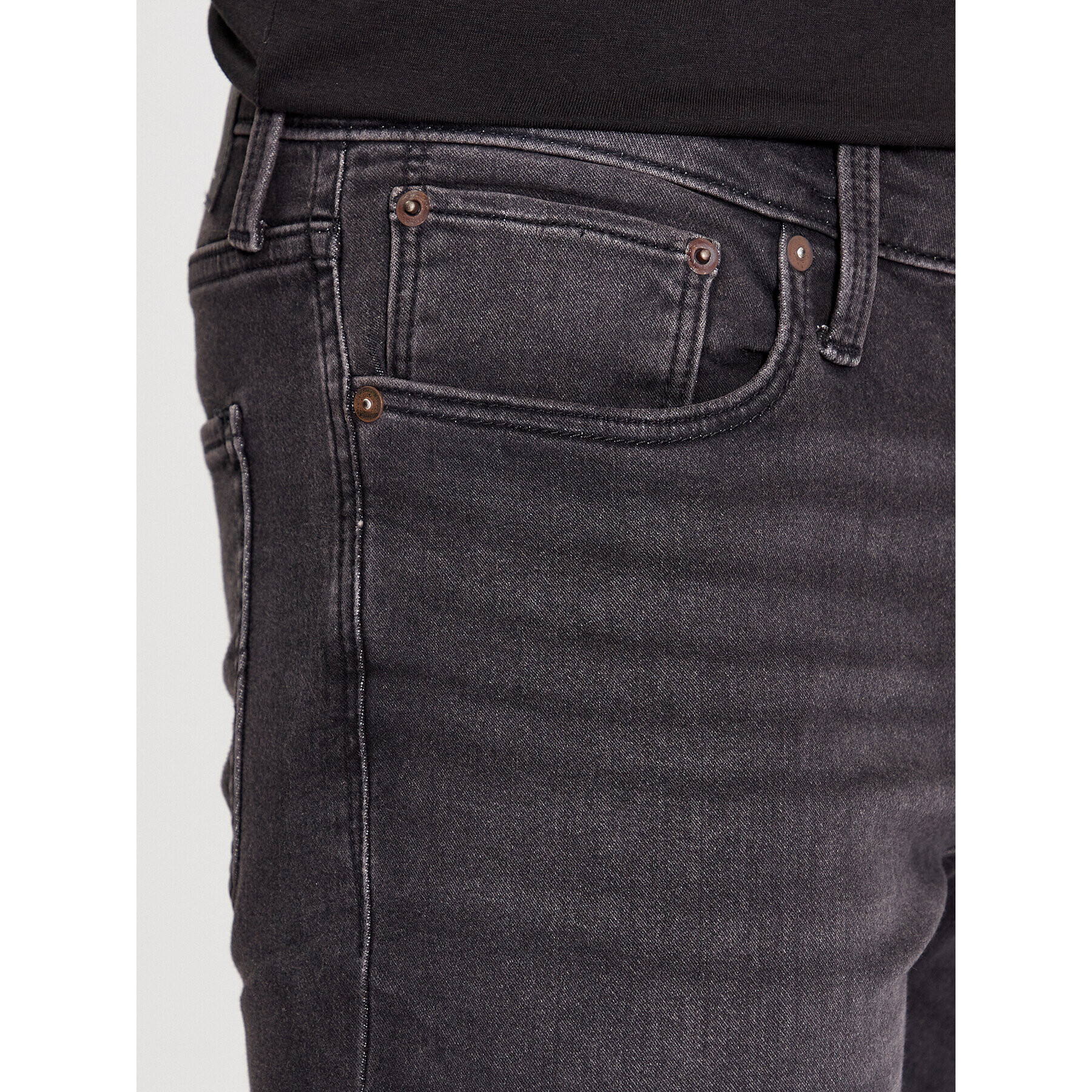 Jack&Jones Дънки 12243814 Черен Slim Fit - Pepit.bg