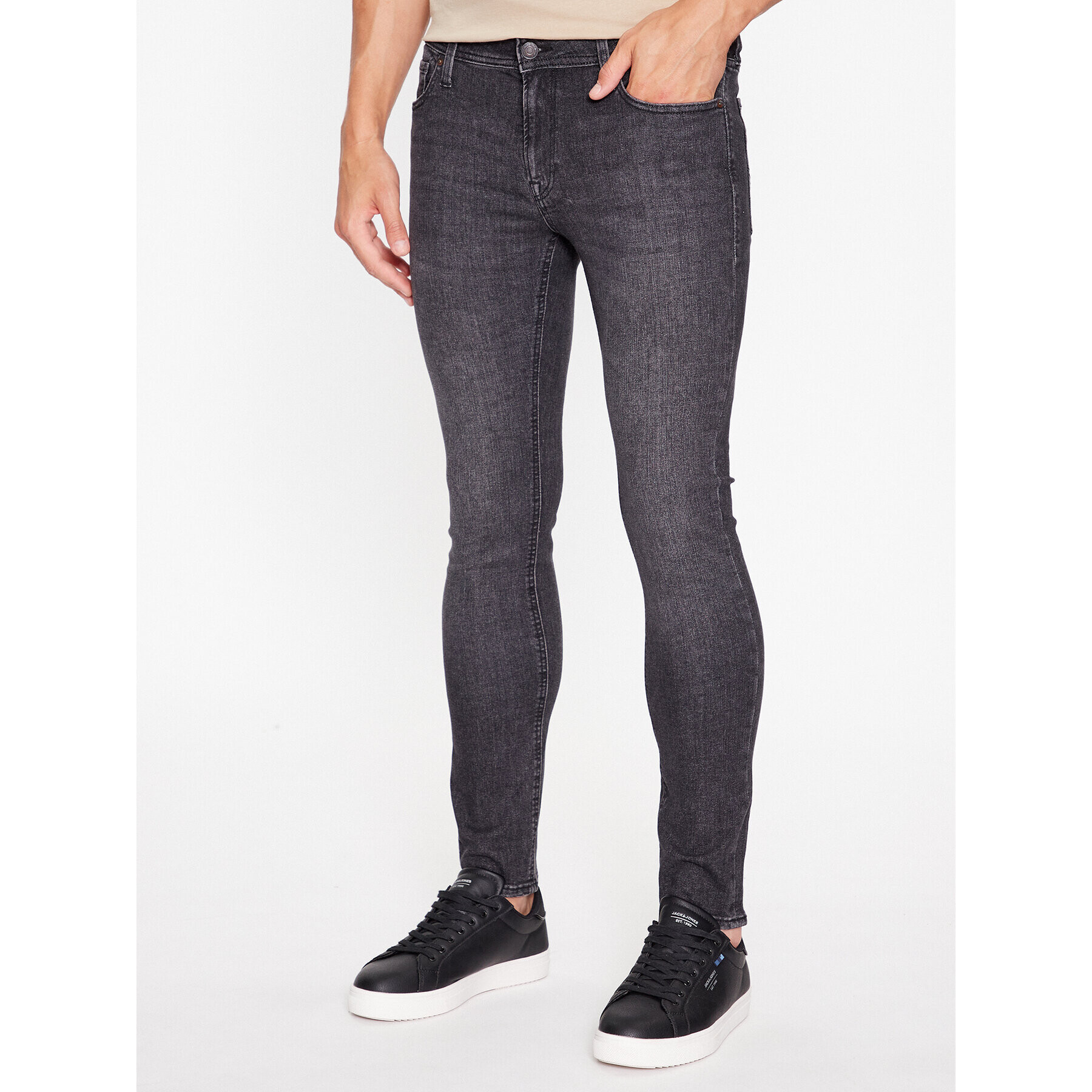 Jack&Jones Дънки 12244277 Сив Skinny Fit - Pepit.bg