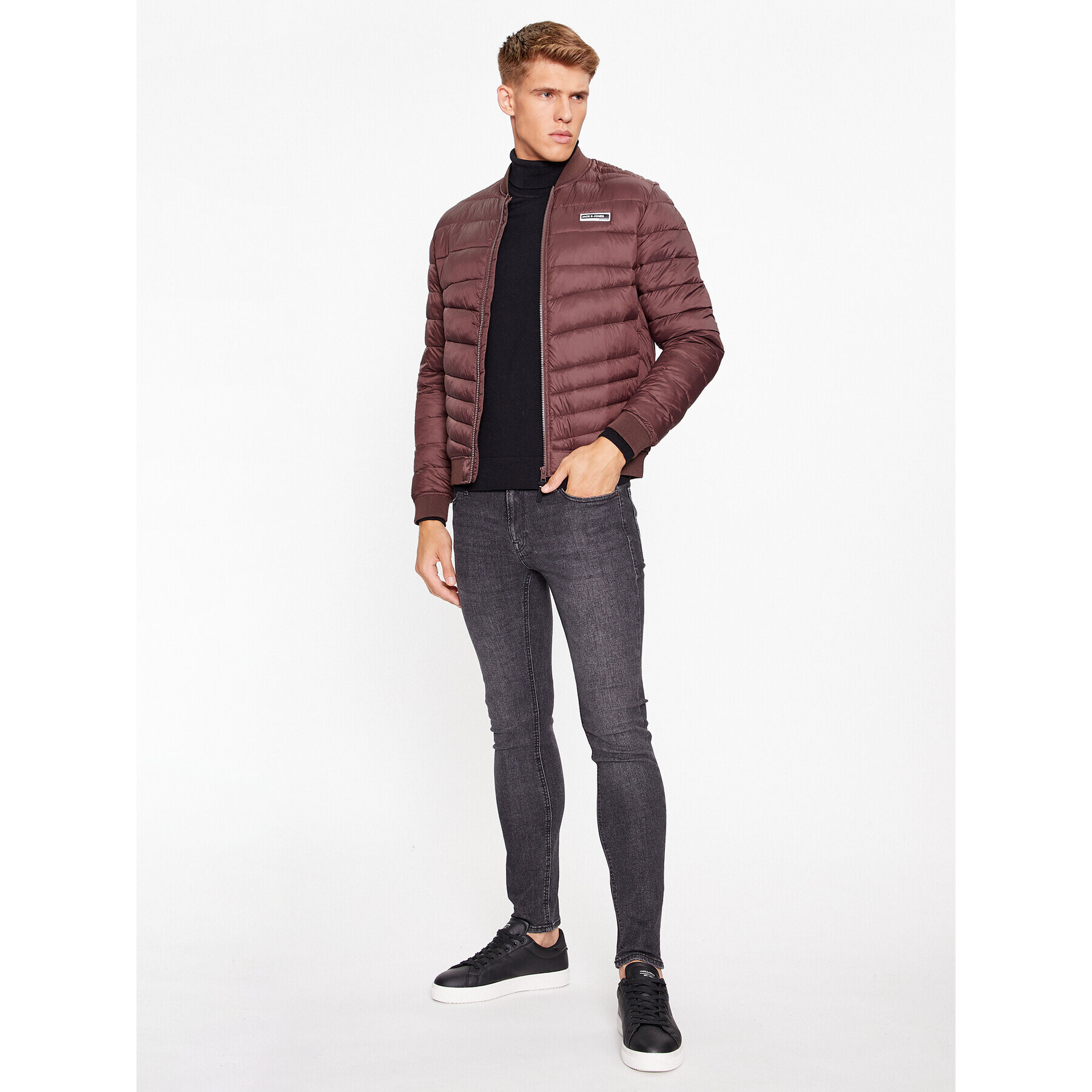 Jack&Jones Дънки 12244277 Сив Skinny Fit - Pepit.bg