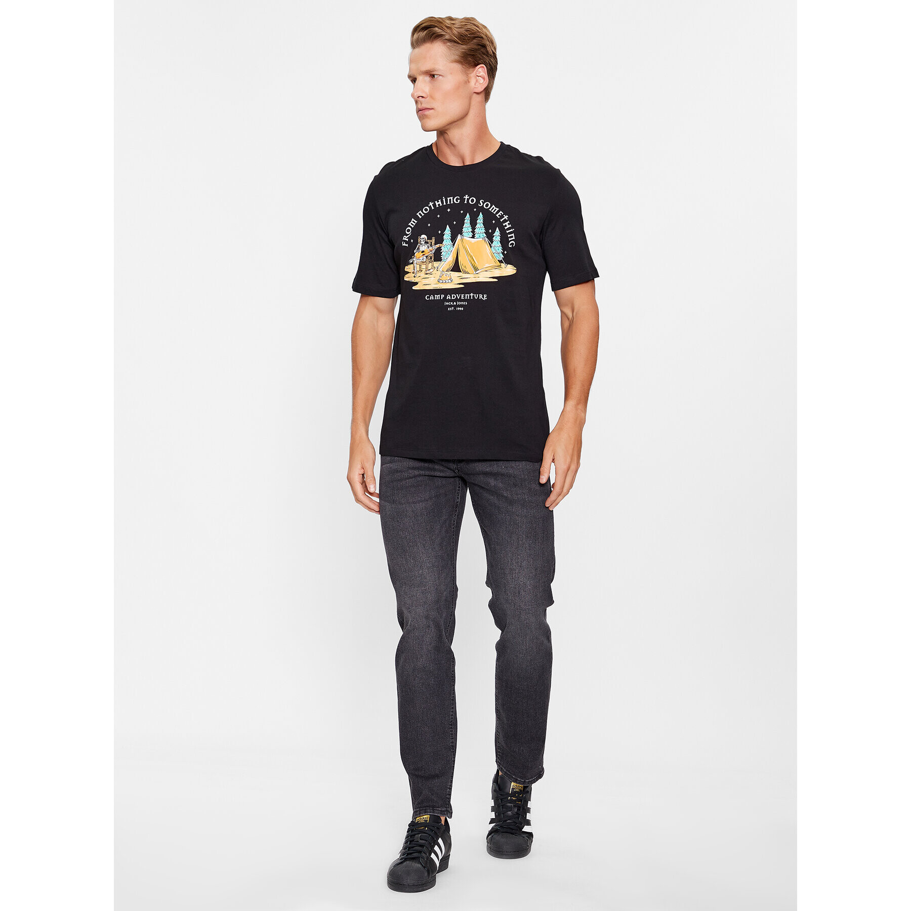Jack&Jones Дънки 12246915 Сив Tapered Fit - Pepit.bg