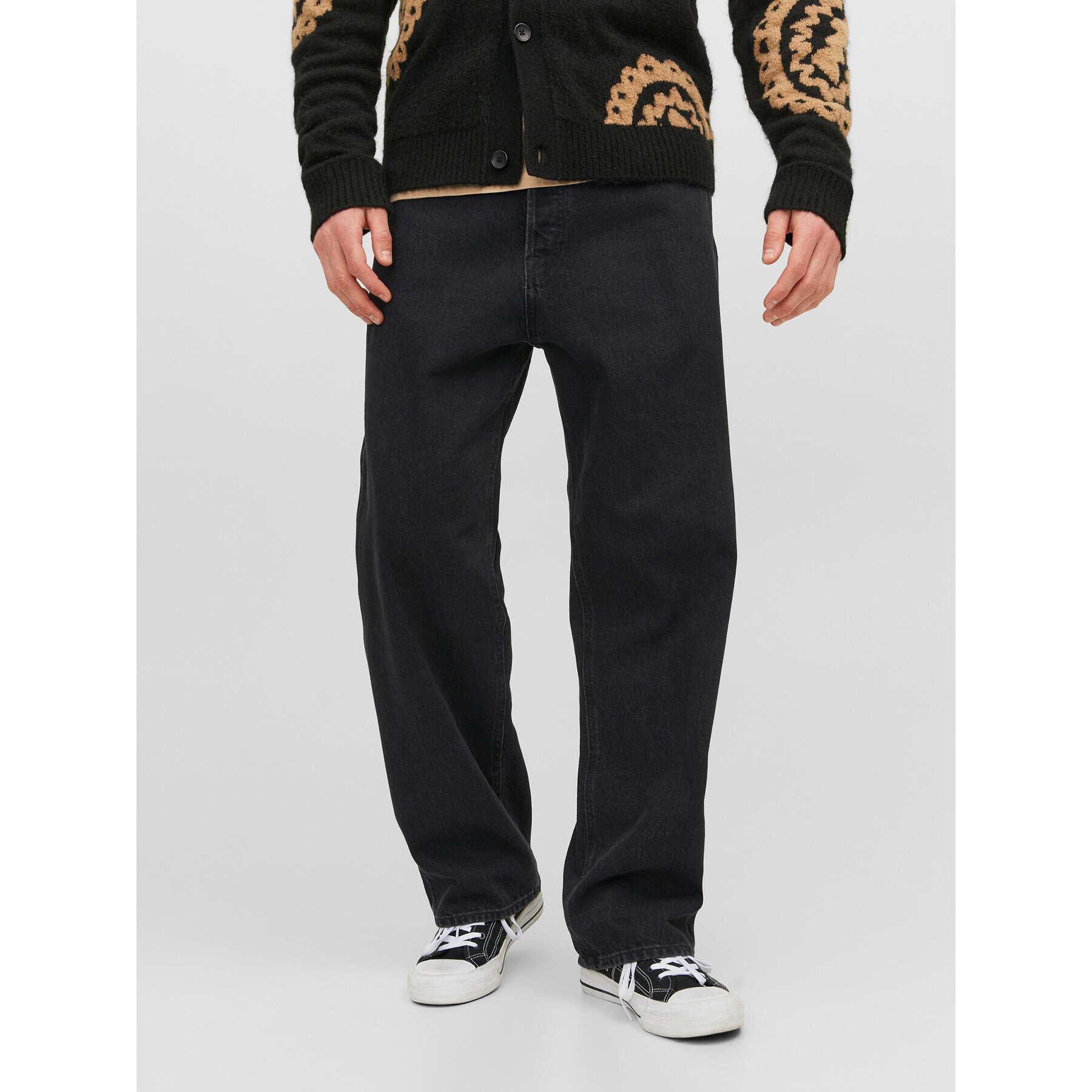 Jack&Jones Дънки Alex 12236089 Черен Baggy Fit - Pepit.bg