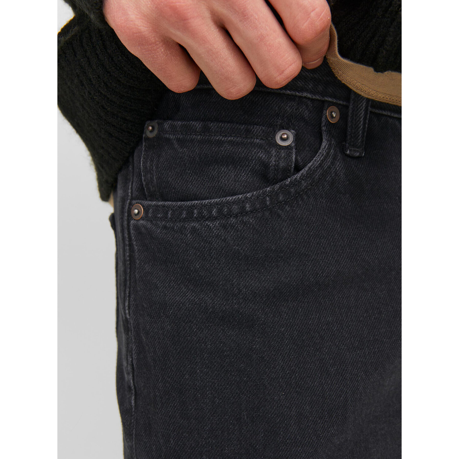 Jack&Jones Дънки Alex 12236089 Черен Baggy Fit - Pepit.bg