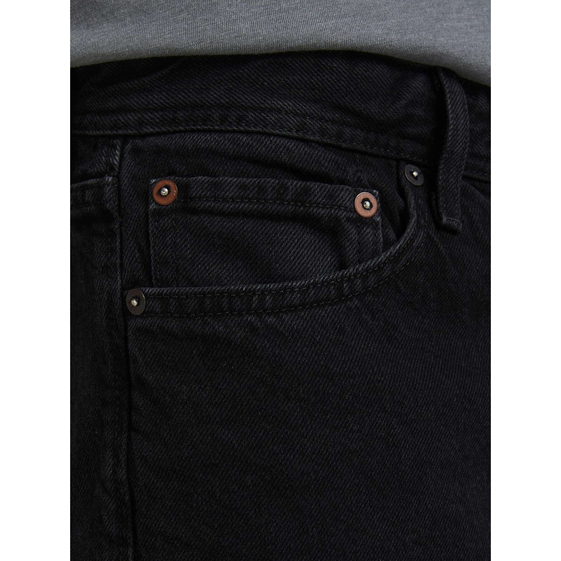 Jack&Jones Дънки Chris 12168656 Черен Relaxed Fit - Pepit.bg