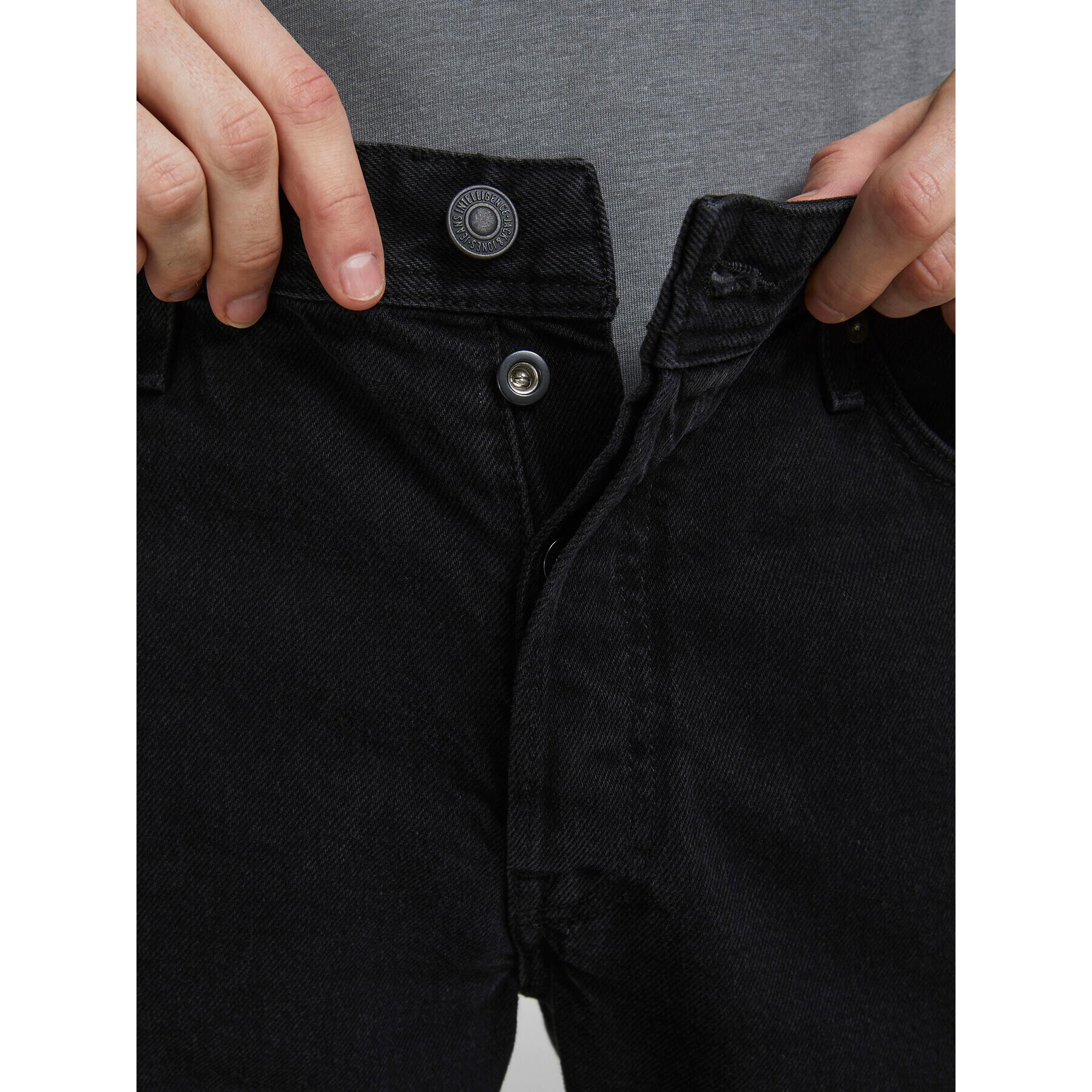 Jack&Jones Дънки Chris 12168656 Черен Relaxed Fit - Pepit.bg