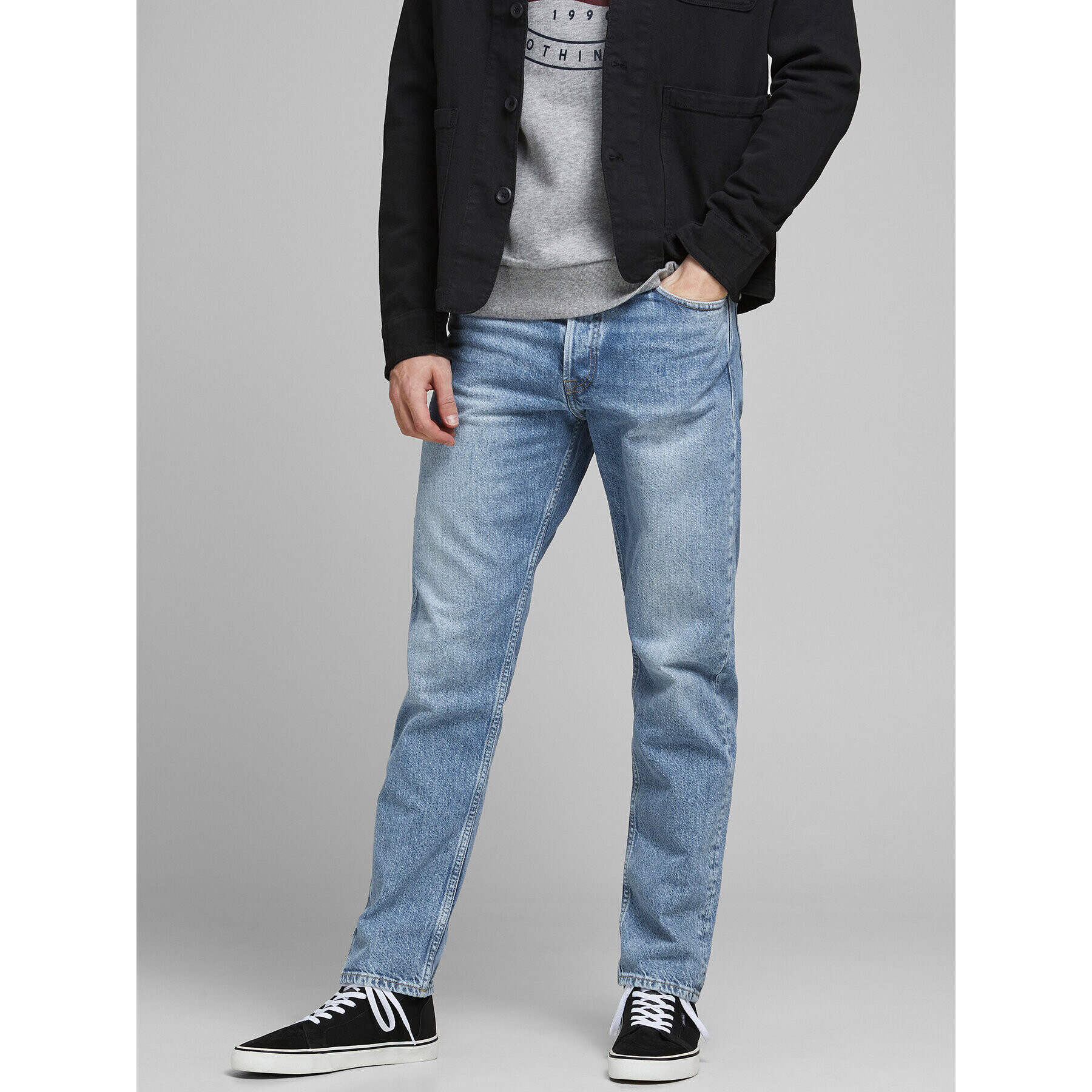 Jack&Jones Дънки Chris 12193398 Син Relaxed Fit - Pepit.bg