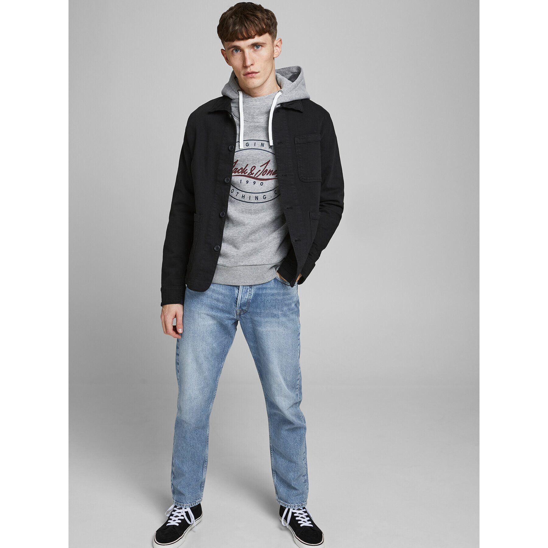 Jack&Jones Дънки Chris 12193398 Син Relaxed Fit - Pepit.bg