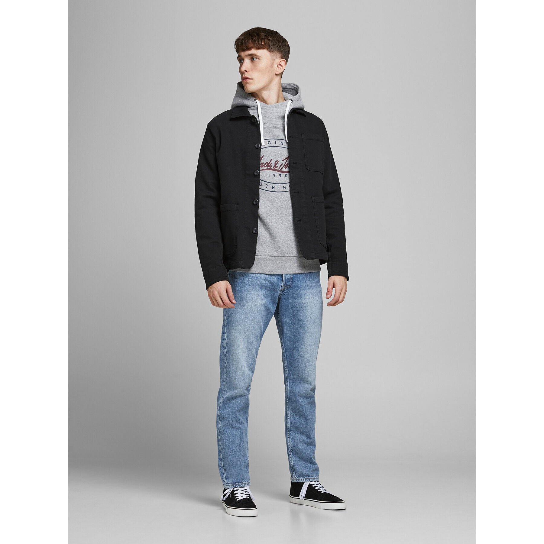 Jack&Jones Дънки Chris 12193398 Син Relaxed Fit - Pepit.bg