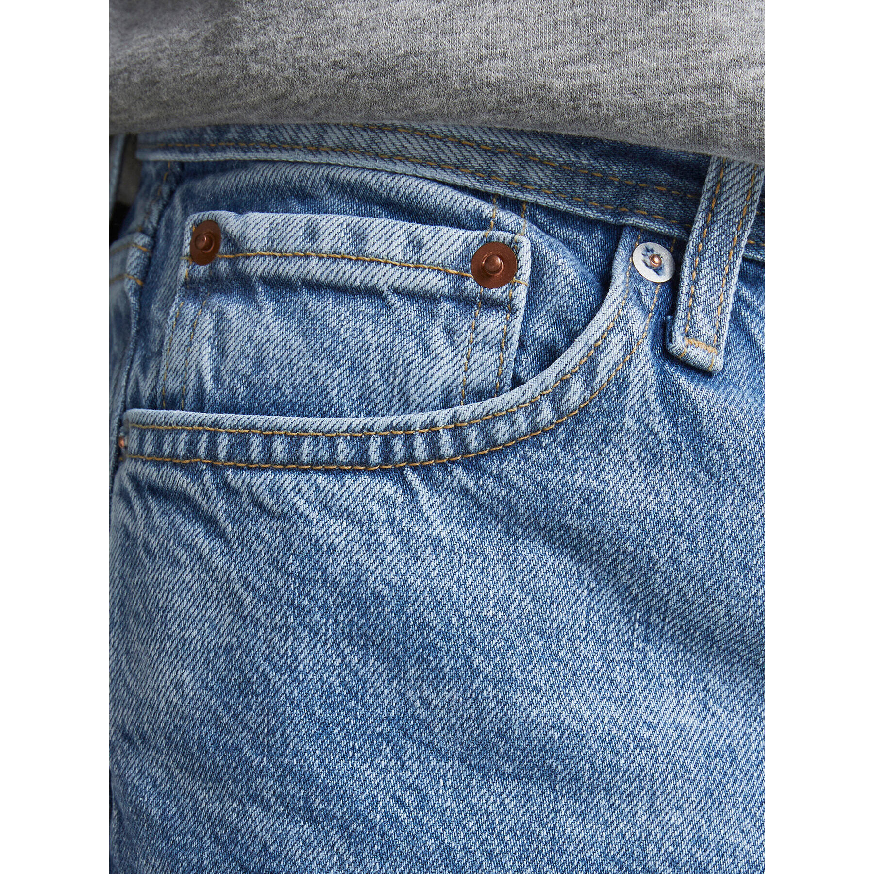 Jack&Jones Дънки Chris 12193398 Син Relaxed Fit - Pepit.bg