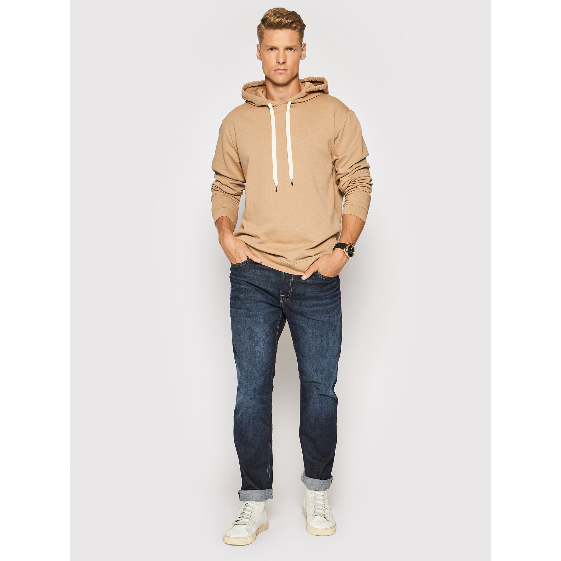 Jack&Jones Дънки Clark 12089063 Тъмносин Regular Fit - Pepit.bg