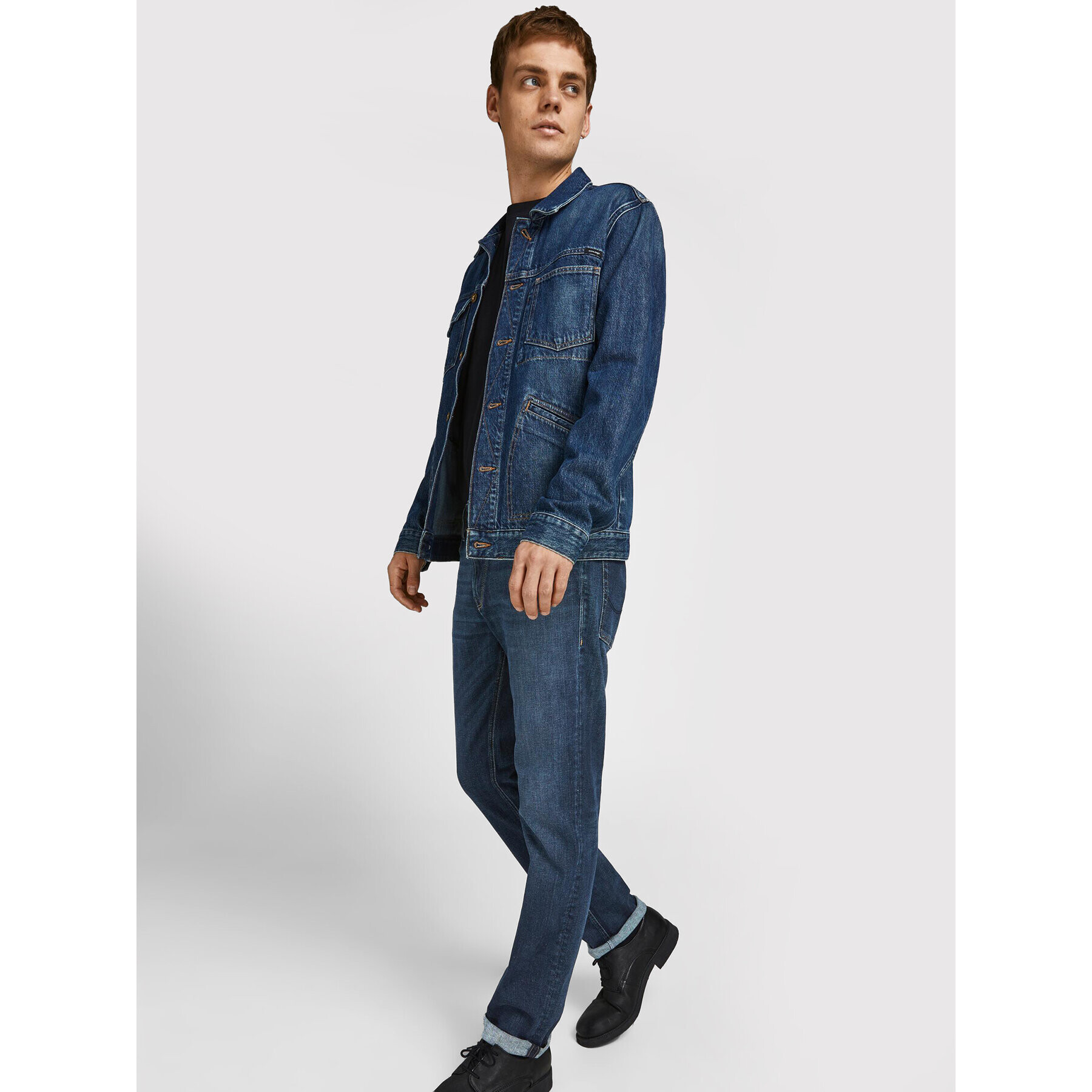 Jack&Jones Дънки Clark 12202100 Тъмносин Regular Fit - Pepit.bg
