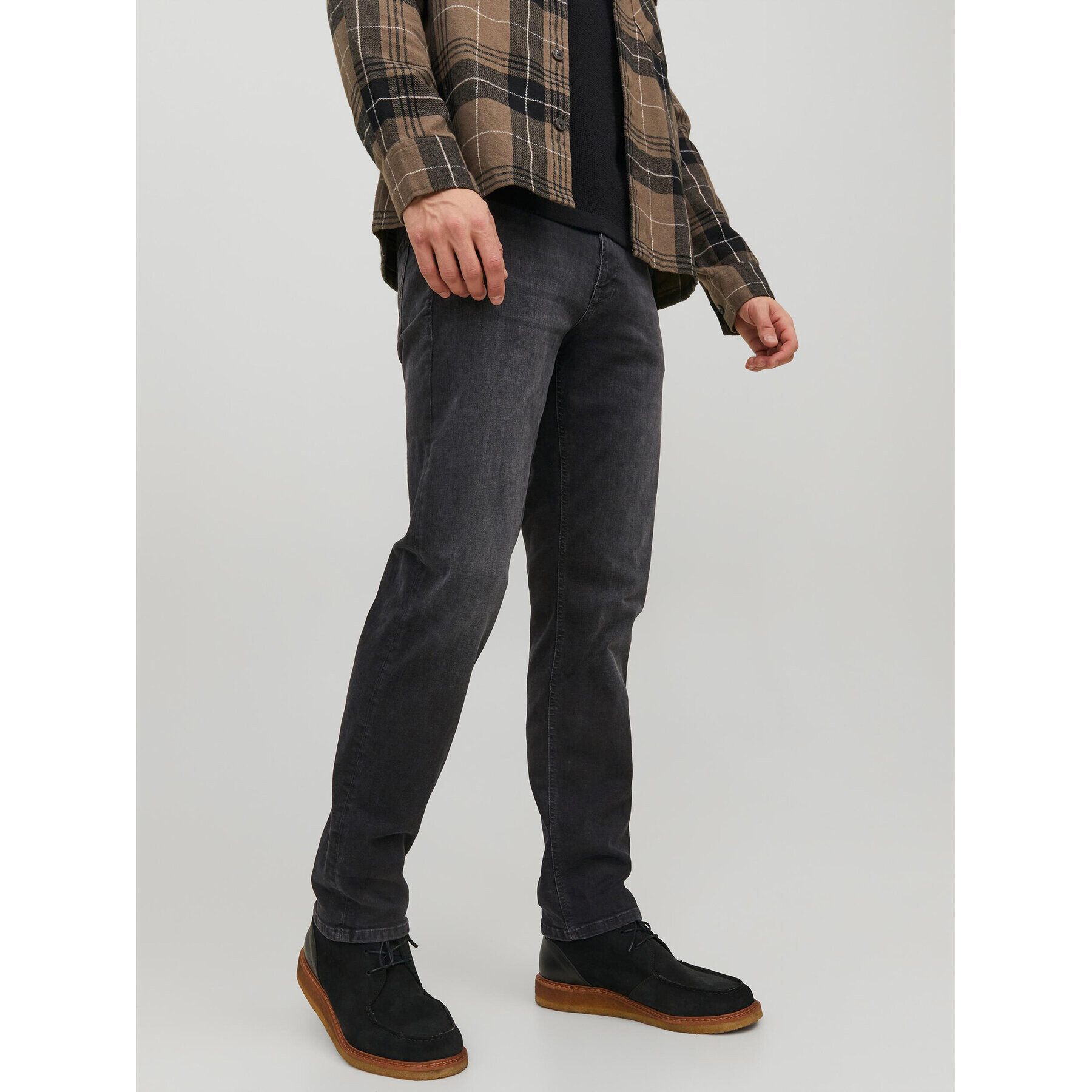 Jack&Jones Дънки Clark 12214786 Черен Regular Fit - Pepit.bg