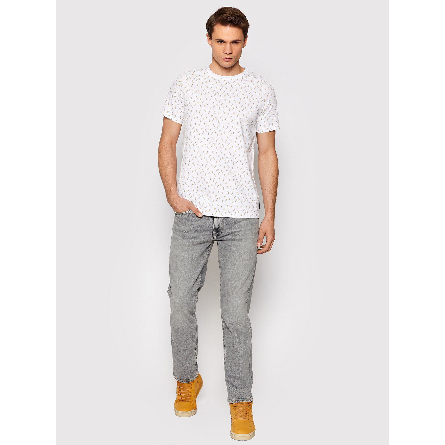 Jack&Jones Дънки Clark Original 12204314 Сив Regular Fit - Pepit.bg