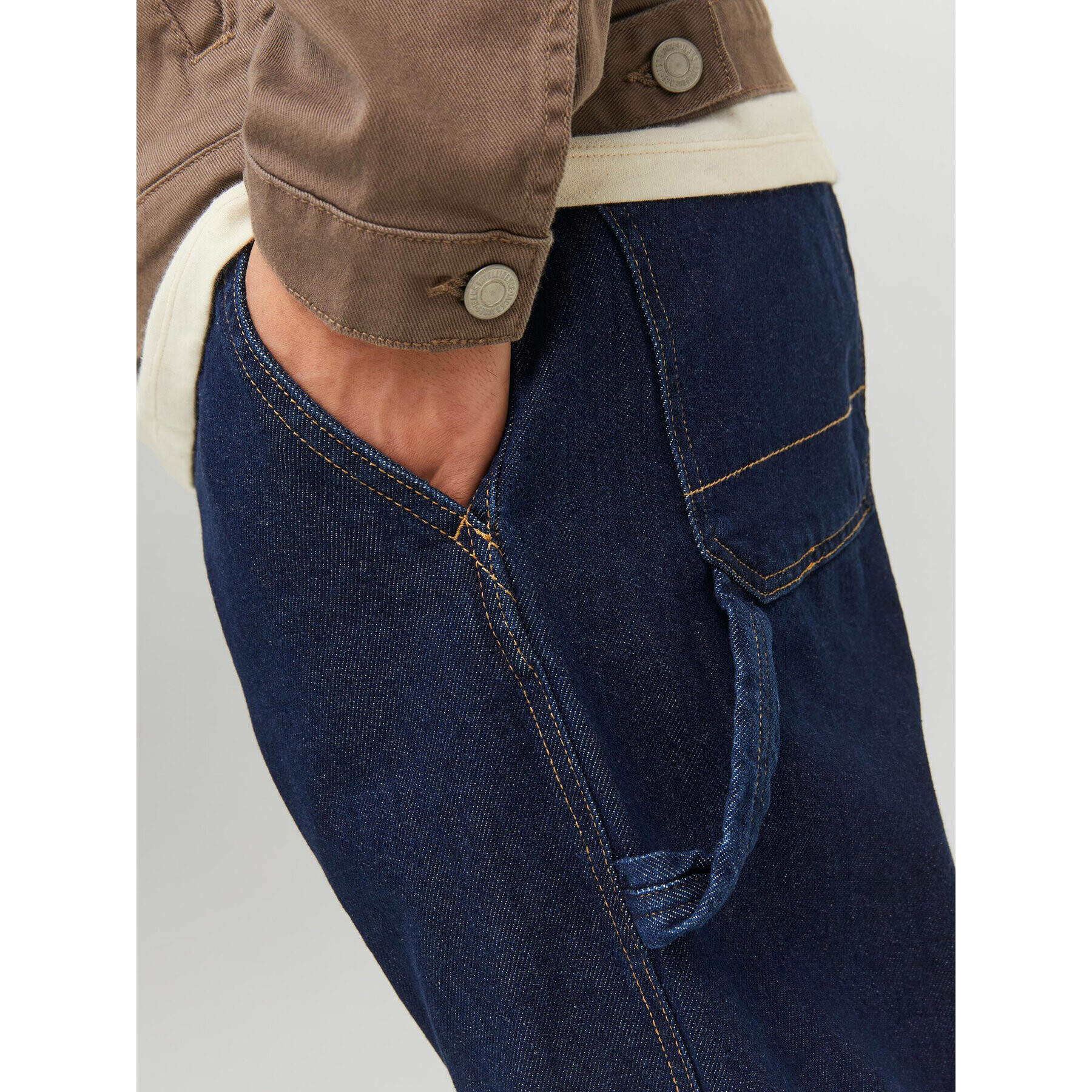 Jack&Jones Дънки Eddie 12229557 Тъмносин Loose Fit - Pepit.bg