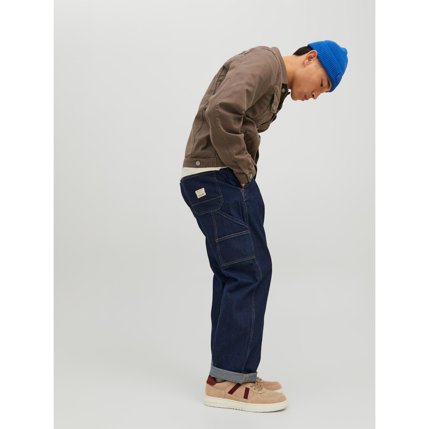 Jack&Jones Дънки Eddie 12229557 Тъмносин Loose Fit - Pepit.bg