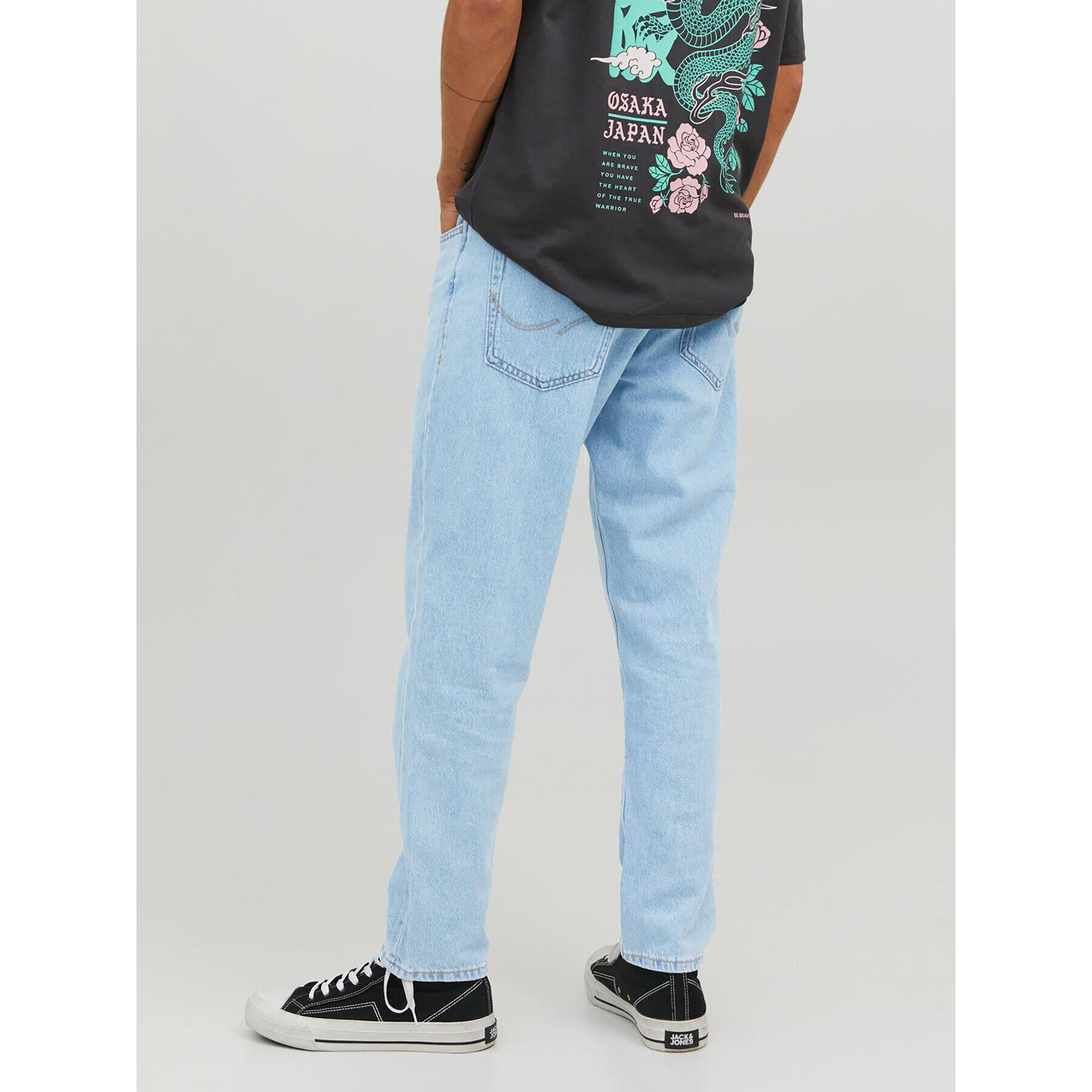 Jack&Jones Дънки Frank 12223591 Син Relaxed Fit - Pepit.bg