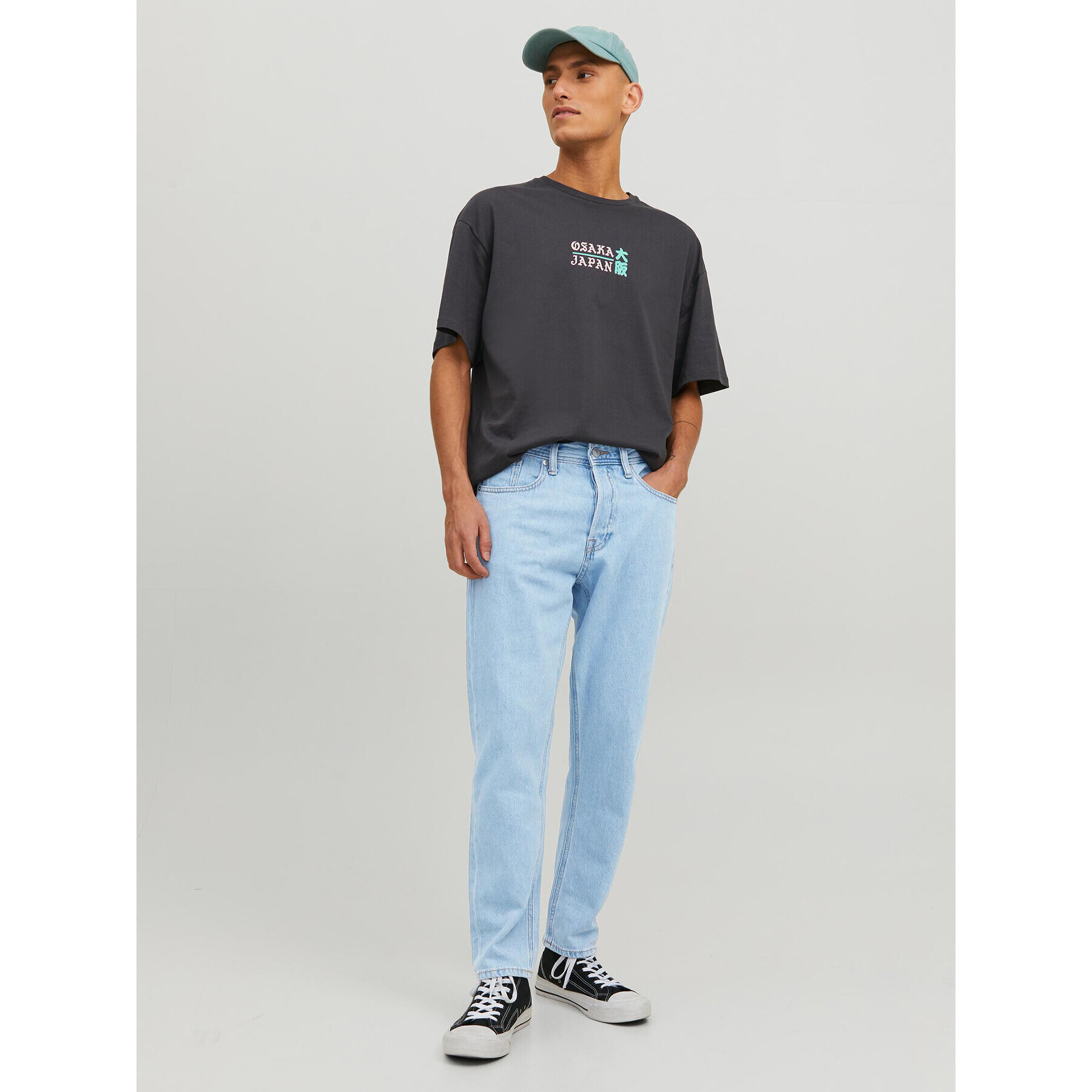 Jack&Jones Дънки Frank 12223591 Син Relaxed Fit - Pepit.bg