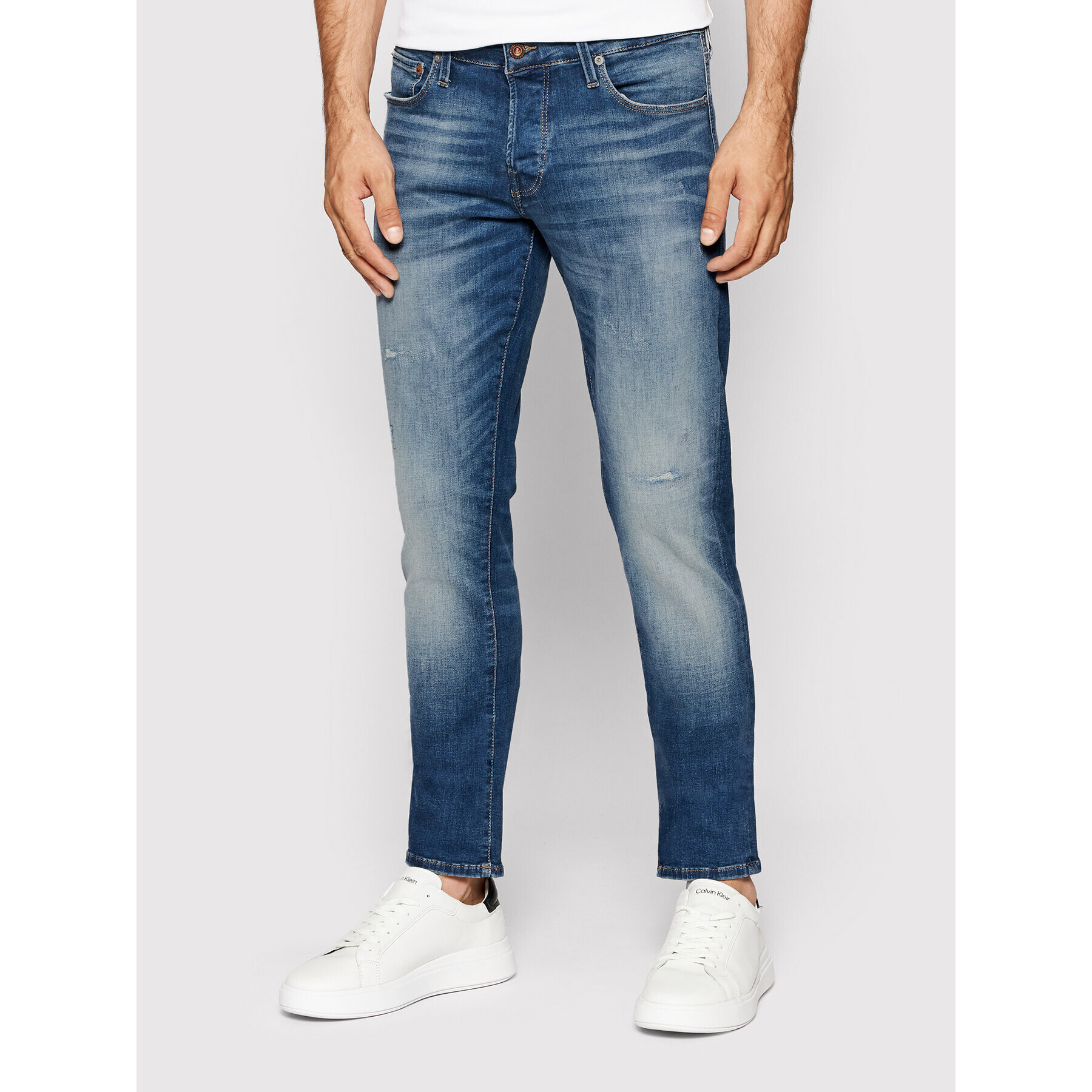 Jack&Jones Дънки Gleen 12199752 Син Slim Fit - Pepit.bg