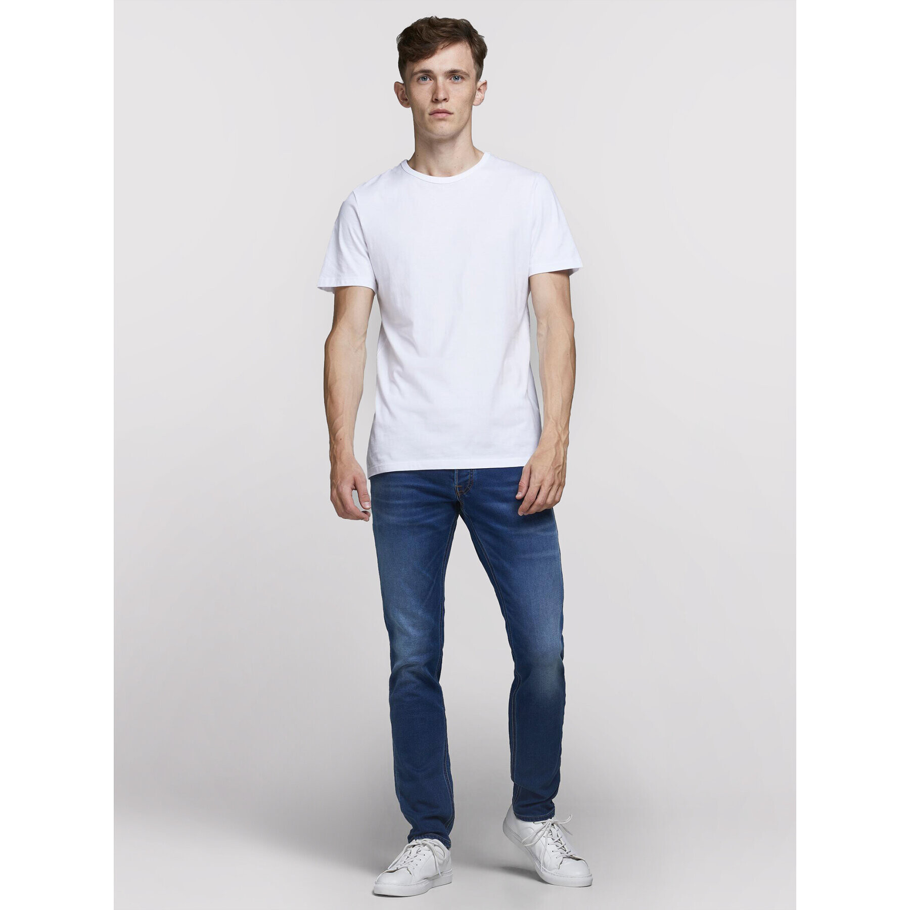 Jack&Jones Дънки Glen 12175975 Син Slim Fit - Pepit.bg