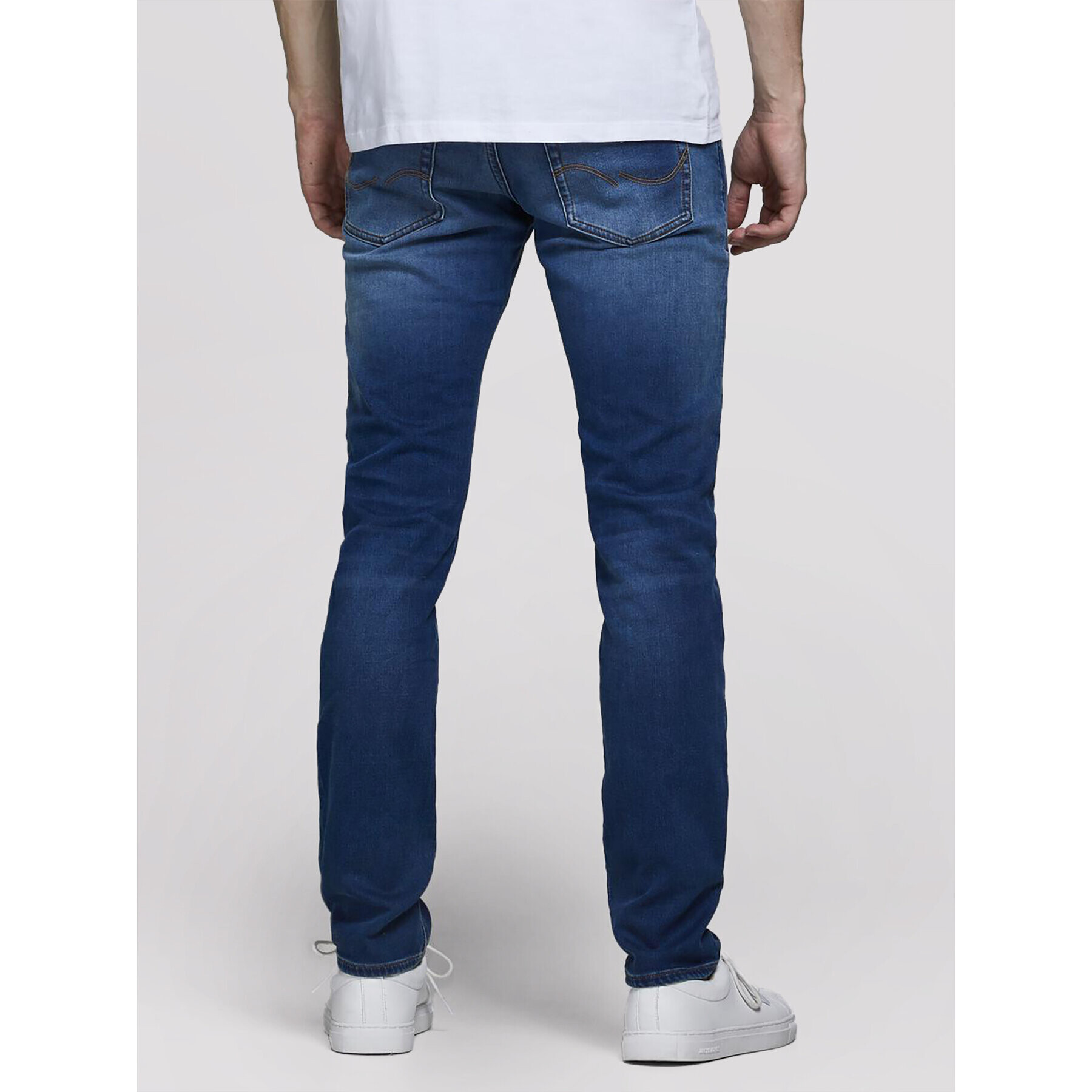 Jack&Jones Дънки Glen 12175975 Син Slim Fit - Pepit.bg