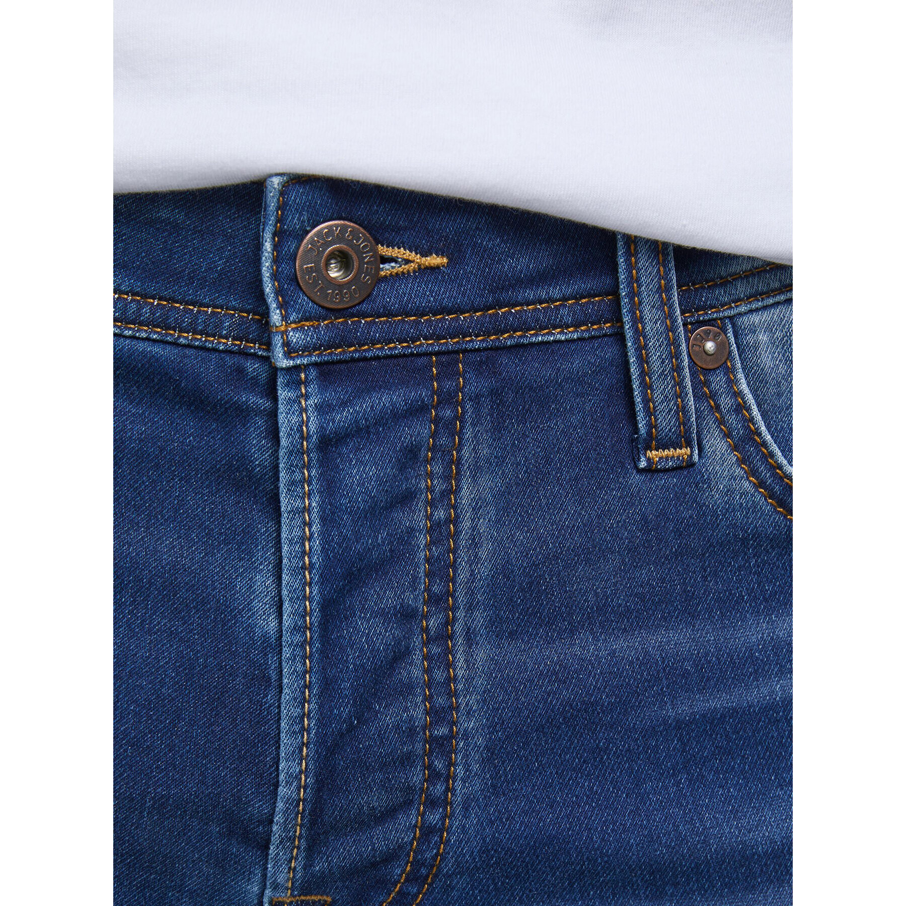 Jack&Jones Дънки Glen 12175975 Син Slim Fit - Pepit.bg