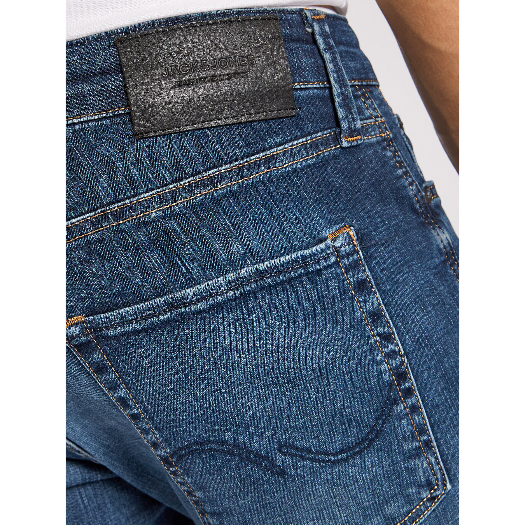 Jack&Jones Дънки Glenn 12133074 Тъмносин Slim Fit - Pepit.bg