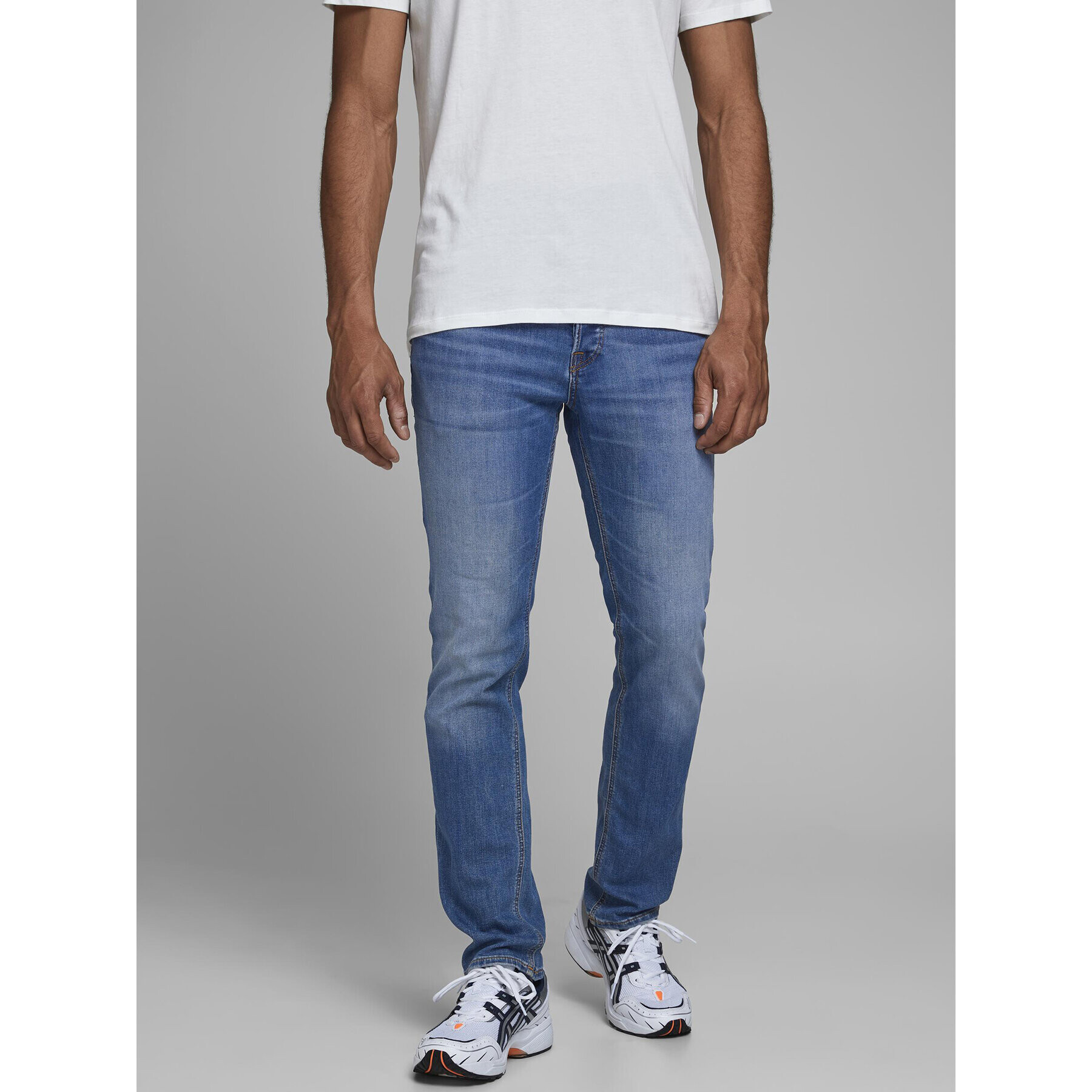 Jack&Jones Дънки Glenn 12157416 Син Slim Fit - Pepit.bg