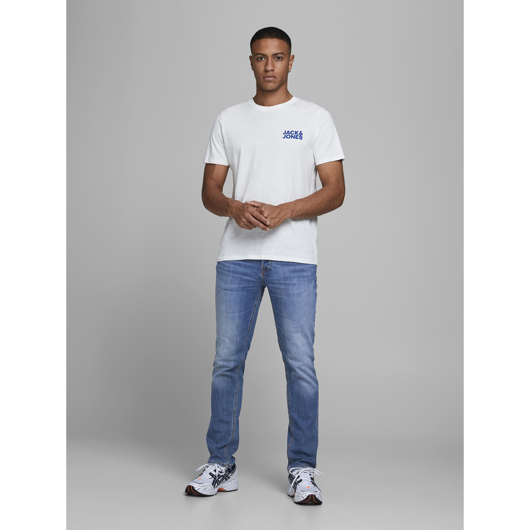 Jack&Jones Дънки Glenn 12157416 Син Slim Fit - Pepit.bg