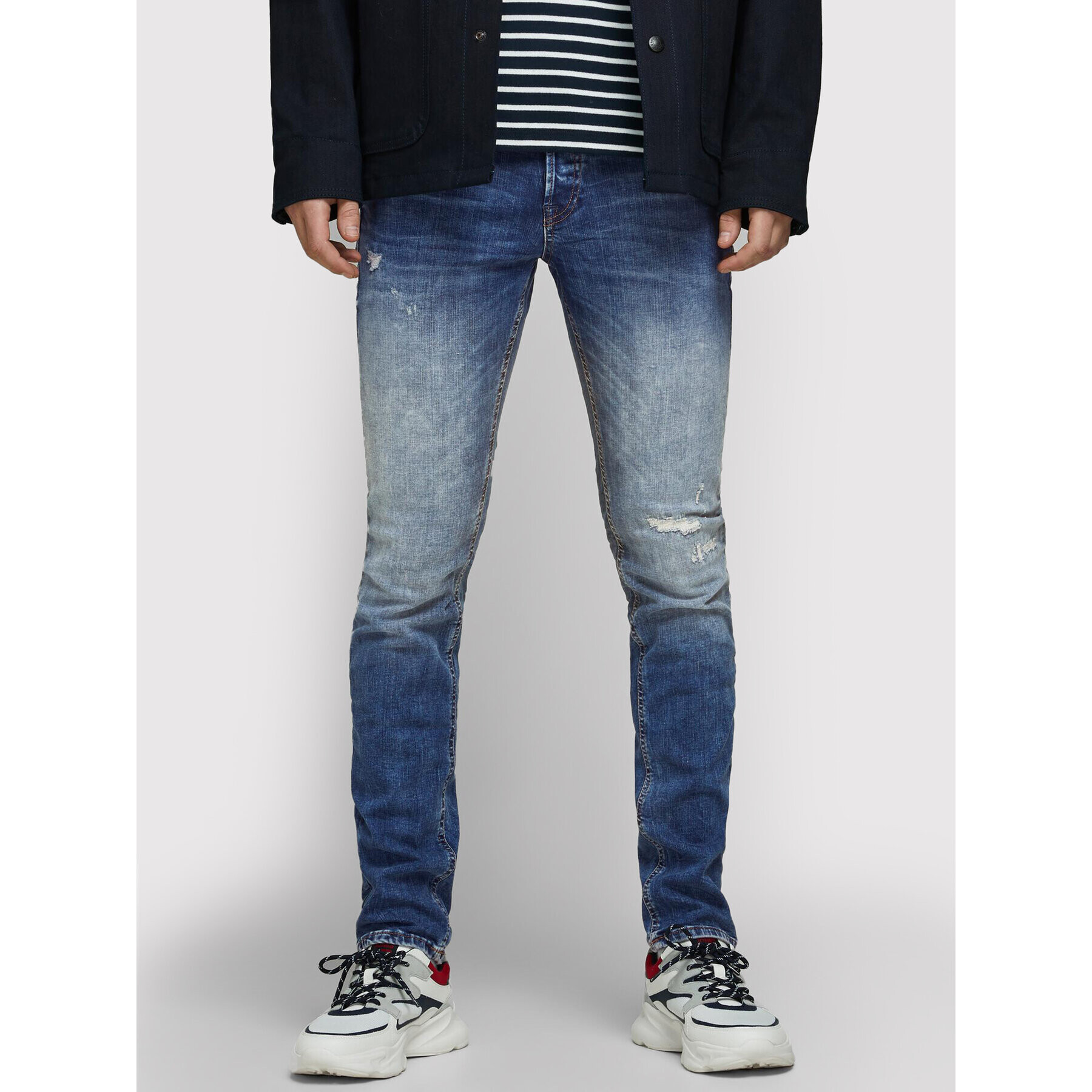 Jack&Jones Дънки Glenn 12168932 Син Slim Fit - Pepit.bg