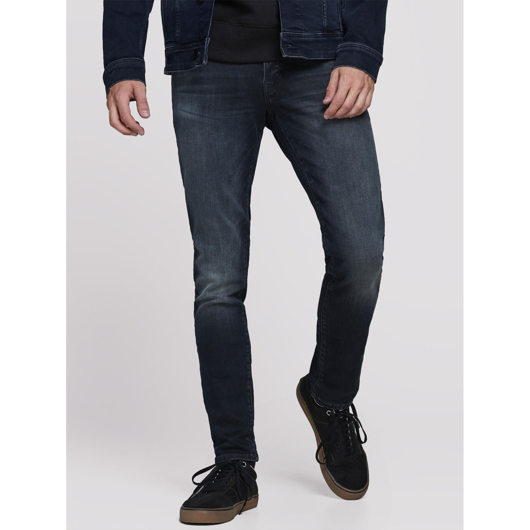 Jack&Jones Дънки Glenn 12175893 Тъмносин Slim Fit - Pepit.bg