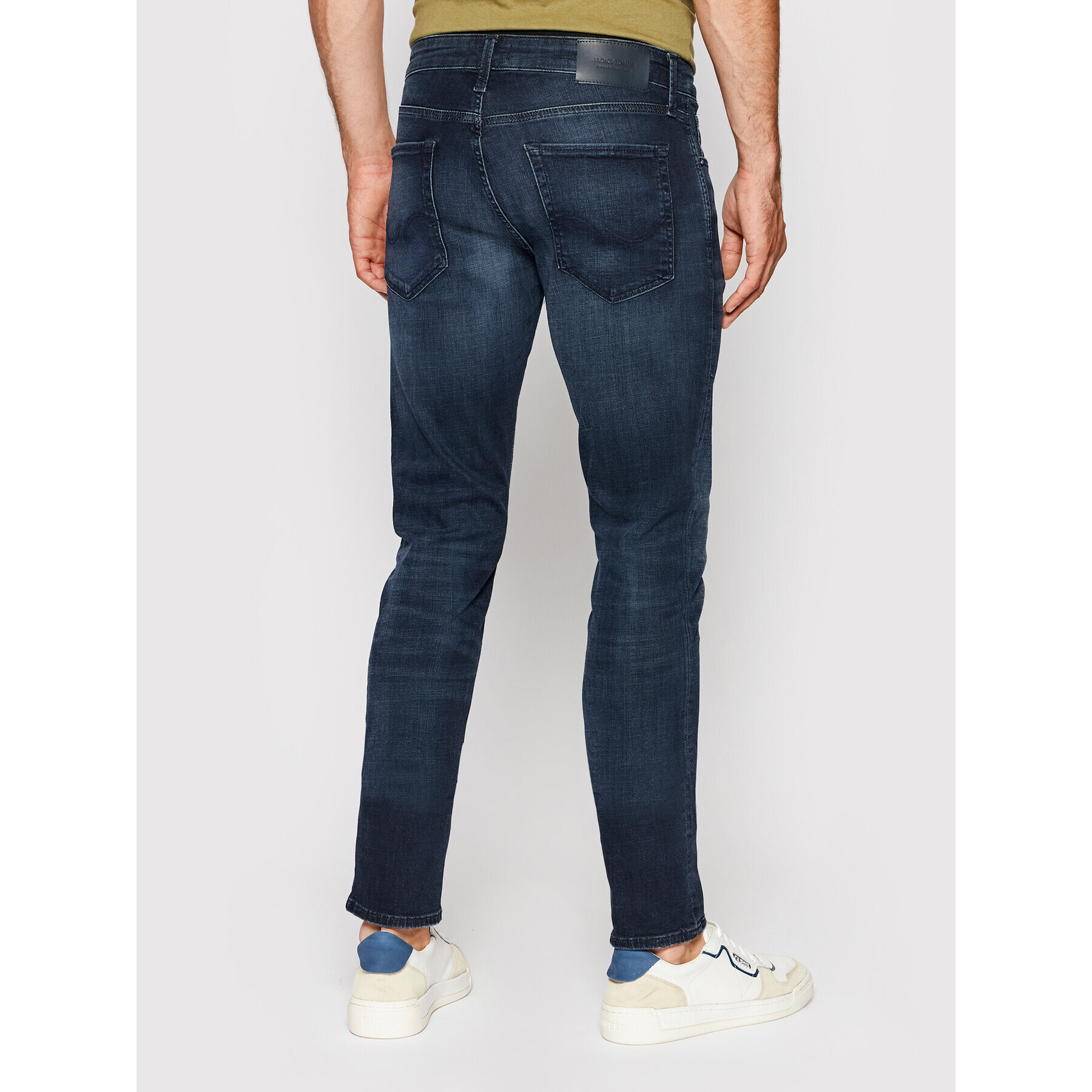 Jack&Jones Дънки Glenn 12193402 Тъмносин Slim Fit - Pepit.bg