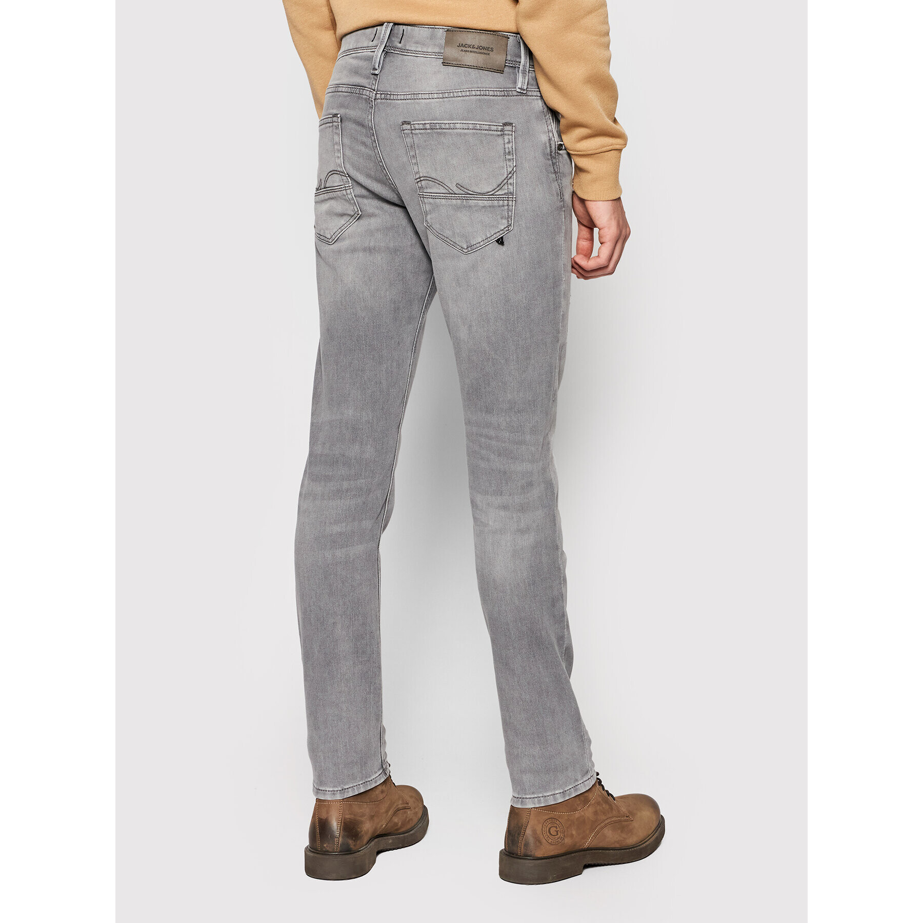 Jack&Jones Дънки Glenn 12194540 Сив Slim Fit - Pepit.bg