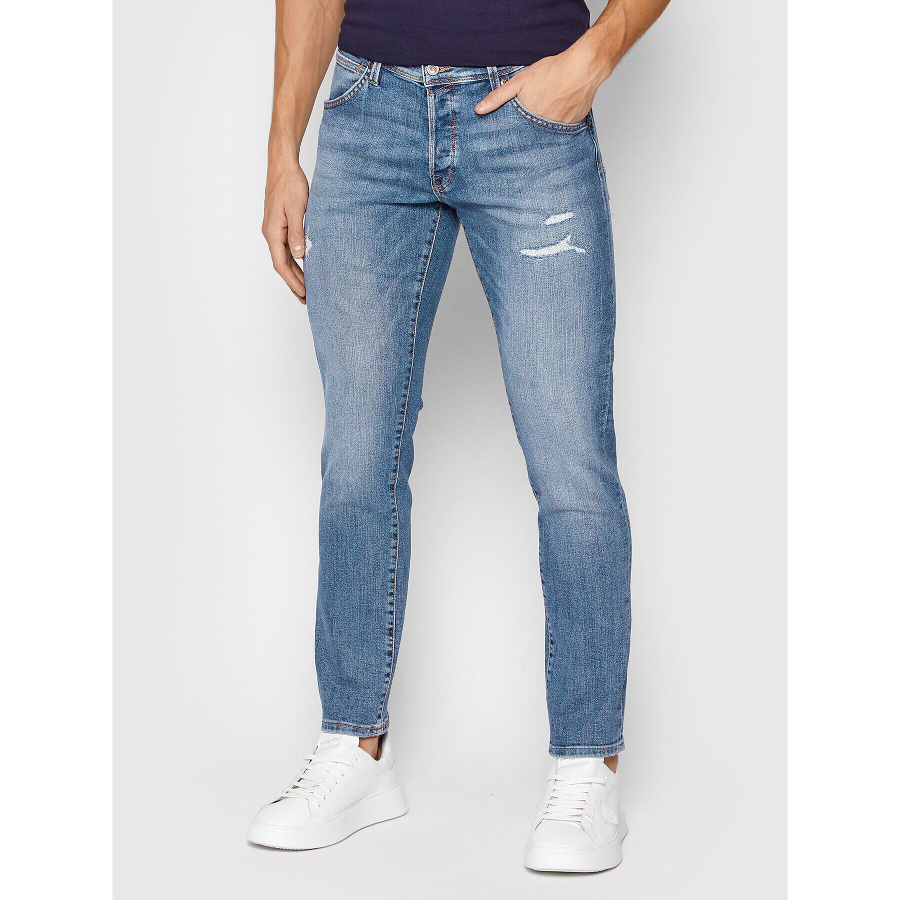 Jack&Jones Дънки Glenn 12201647 Син Slim Fit - Pepit.bg