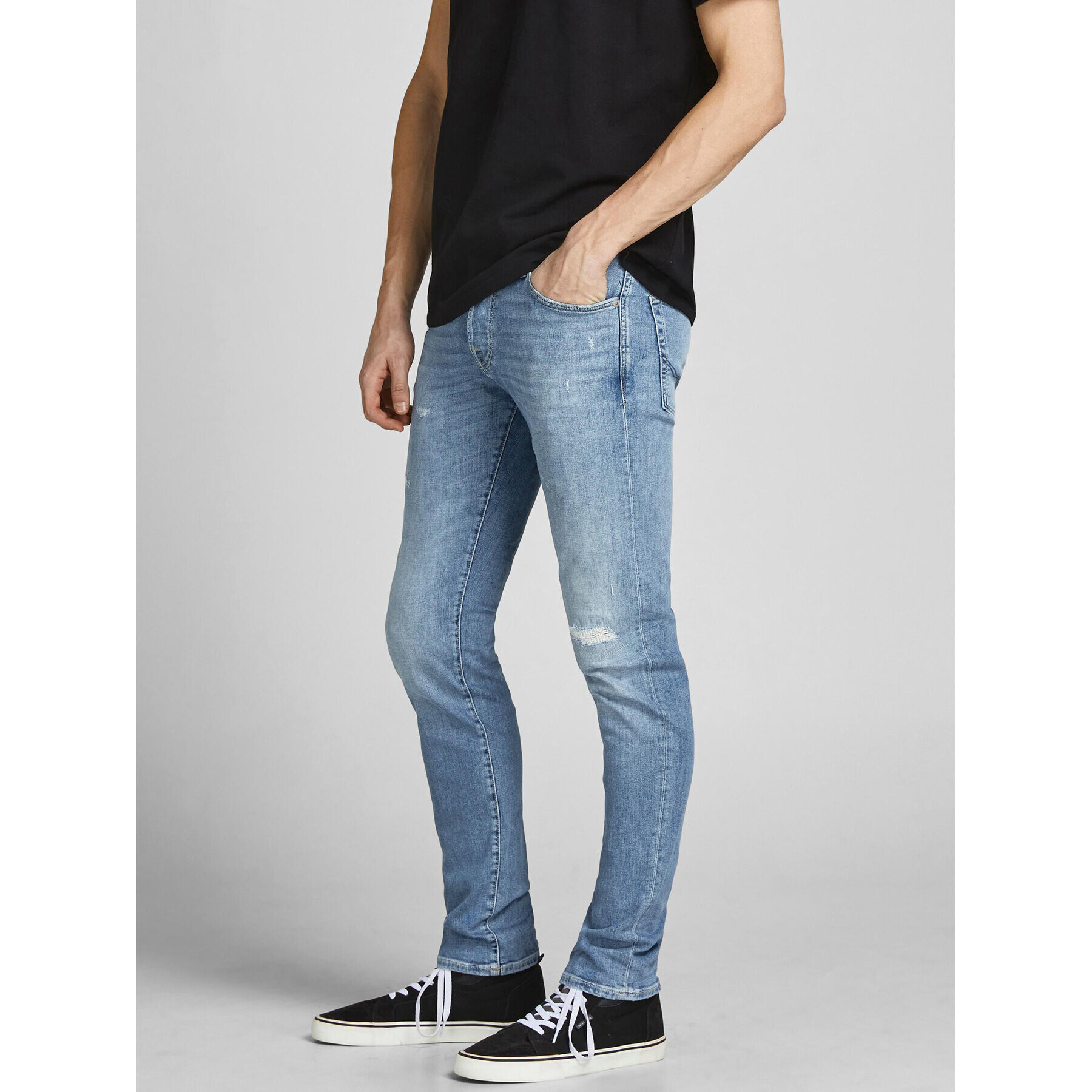 Jack&Jones Дънки Glenn 12204336 Син Slim Fit - Pepit.bg
