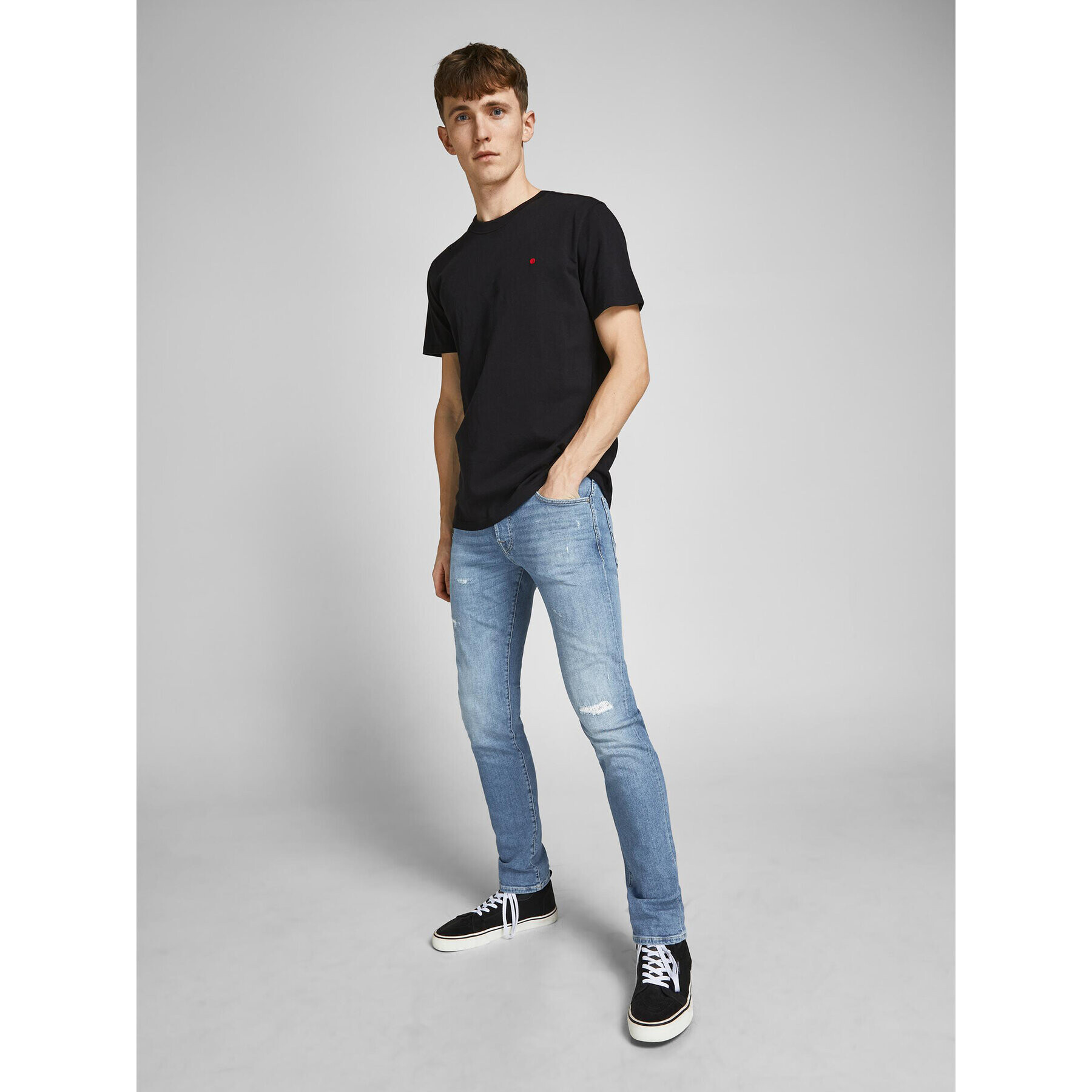 Jack&Jones Дънки Glenn 12204336 Син Slim Fit - Pepit.bg