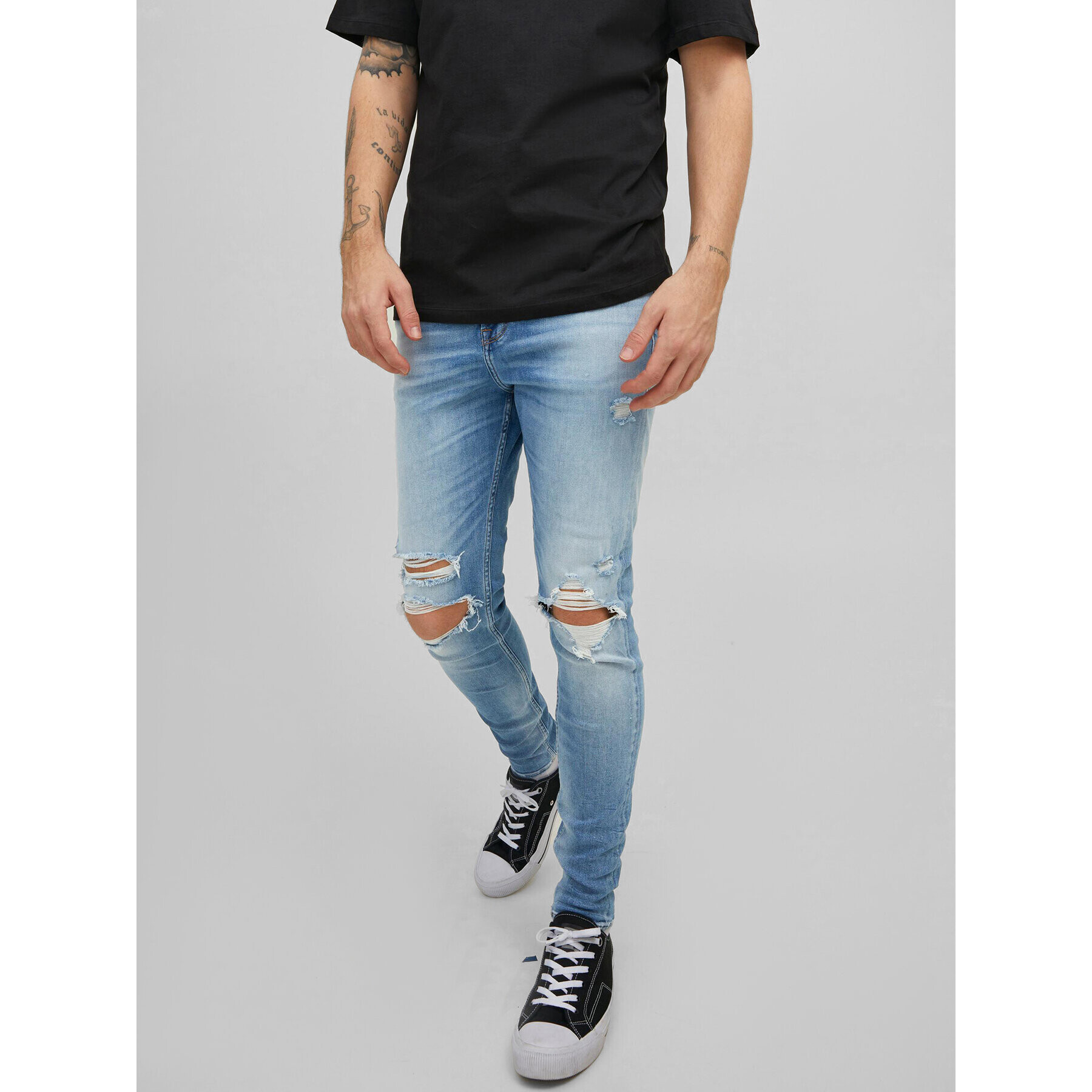 Jack&Jones Дънки Glenn 12209791 Син Slim Fit - Pepit.bg