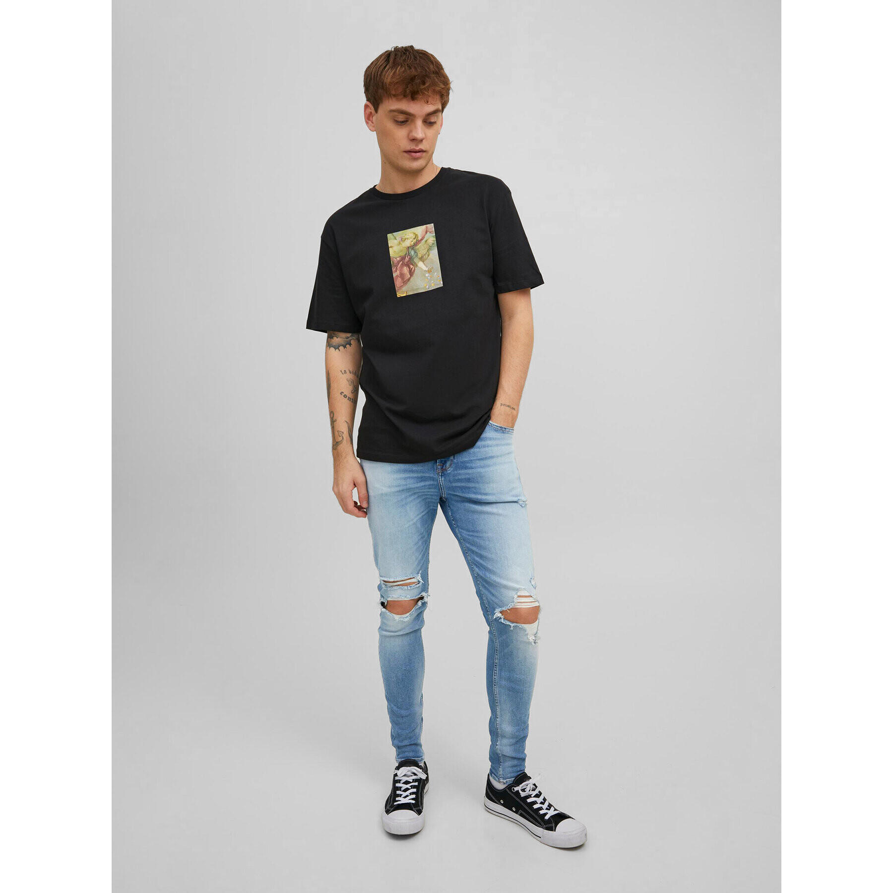 Jack&Jones Дънки Glenn 12209791 Син Slim Fit - Pepit.bg