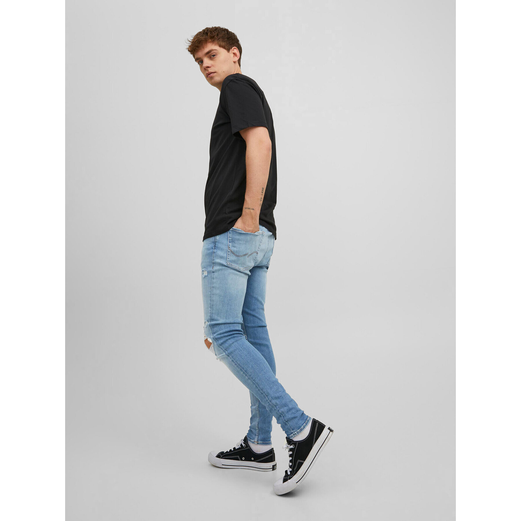 Jack&Jones Дънки Glenn 12209791 Син Slim Fit - Pepit.bg