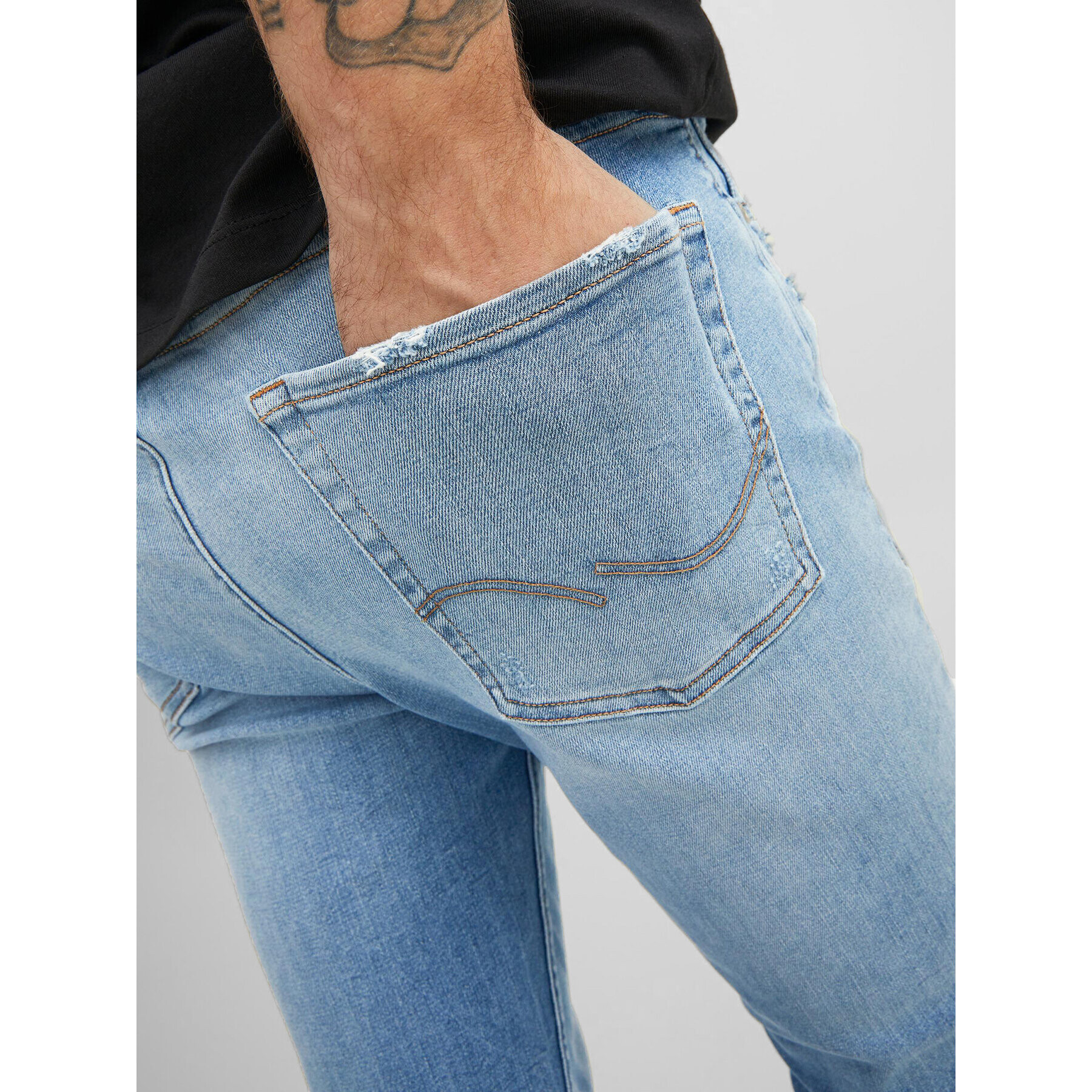 Jack&Jones Дънки Glenn 12209791 Син Slim Fit - Pepit.bg
