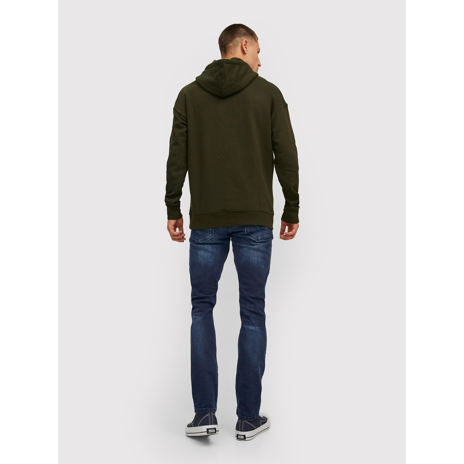 Jack&Jones Дънки Glenn 12212775 Тъмносин Slim Fit - Pepit.bg