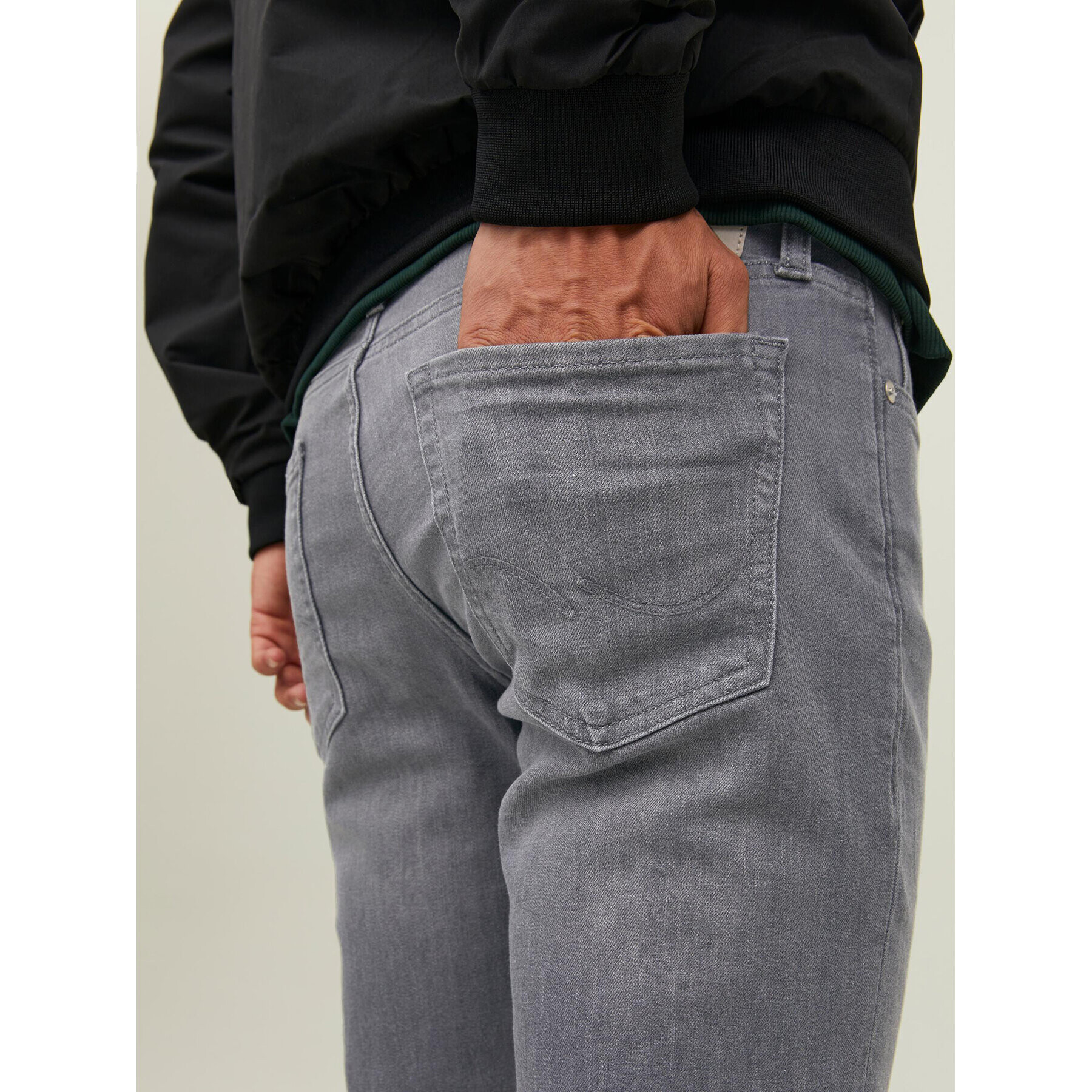 Jack&Jones Дънки Glenn 12212785 Сив Slim Fit - Pepit.bg