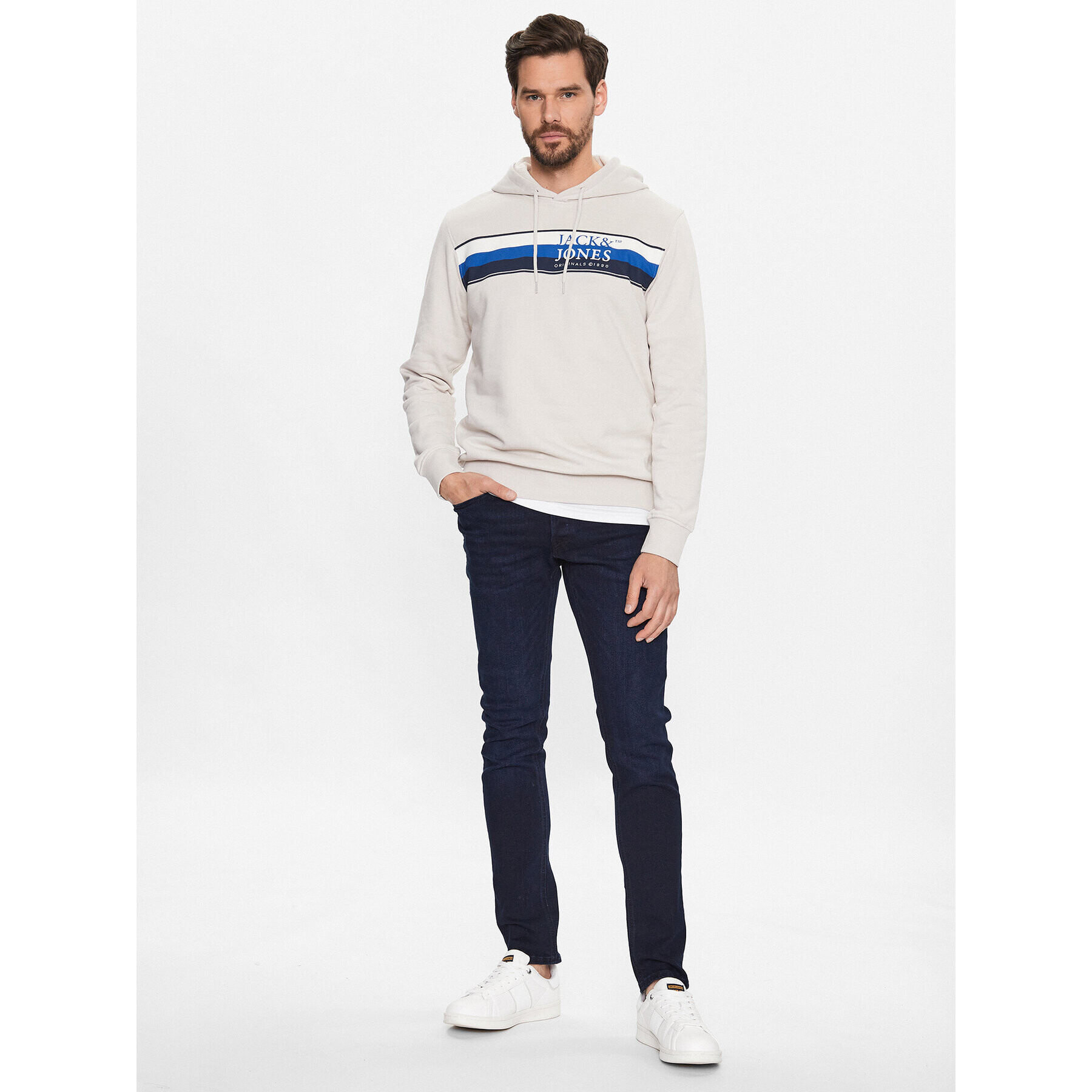 Jack&Jones Дънки Glenn 12223470 Тъмносин Regular Fit - Pepit.bg