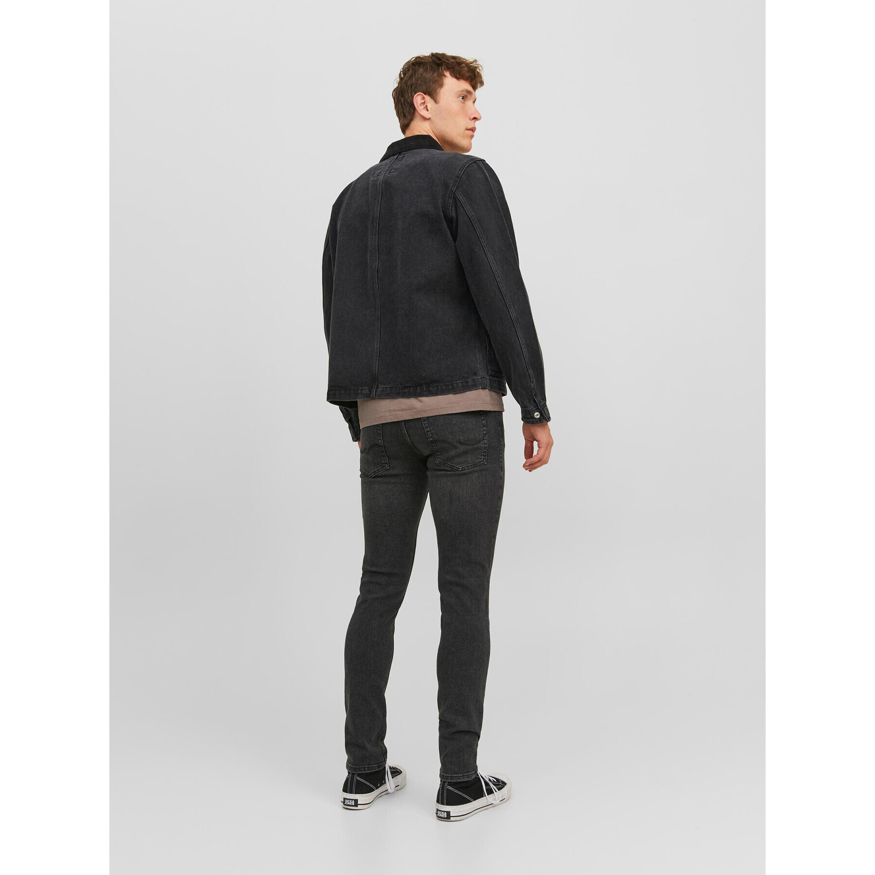 Jack&Jones Дънки Glenn 12237350 Черен Slim Fit - Pepit.bg