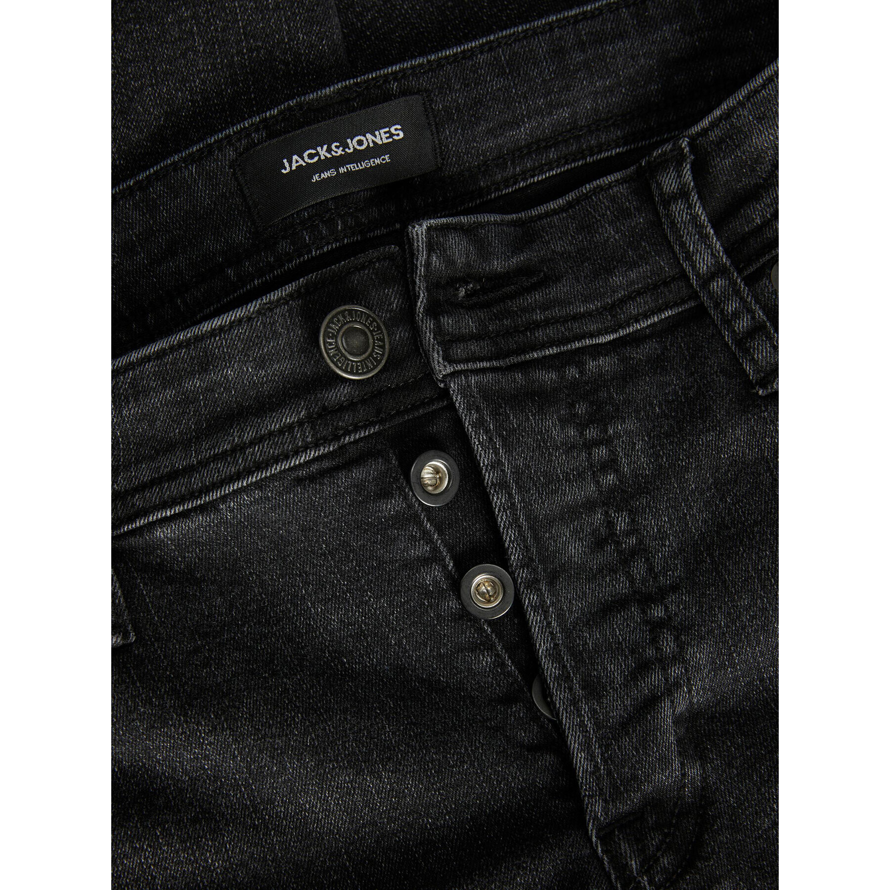 Jack&Jones Дънки Glenn 12237350 Черен Slim Fit - Pepit.bg